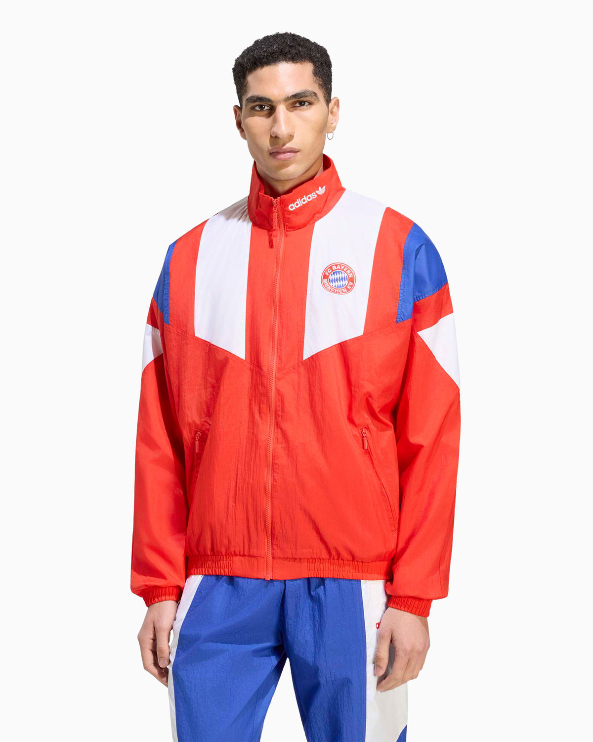 Jackets Coats adidas Originals FC Bayern München EQT Relaxed Men's Track Jacket - KG2289