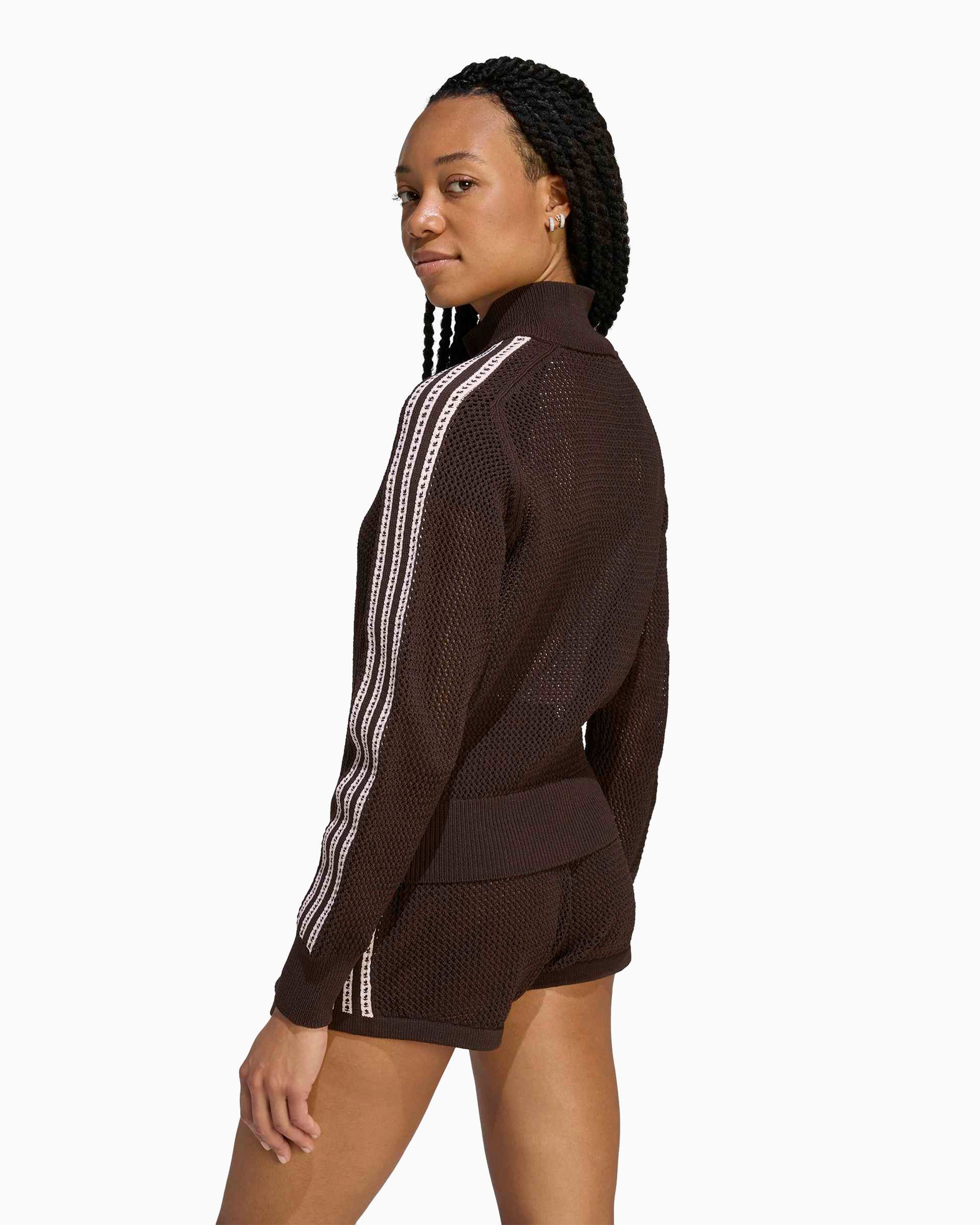 adidas Originals Firebird Knitted Crochet Slim Women's Track Jacket