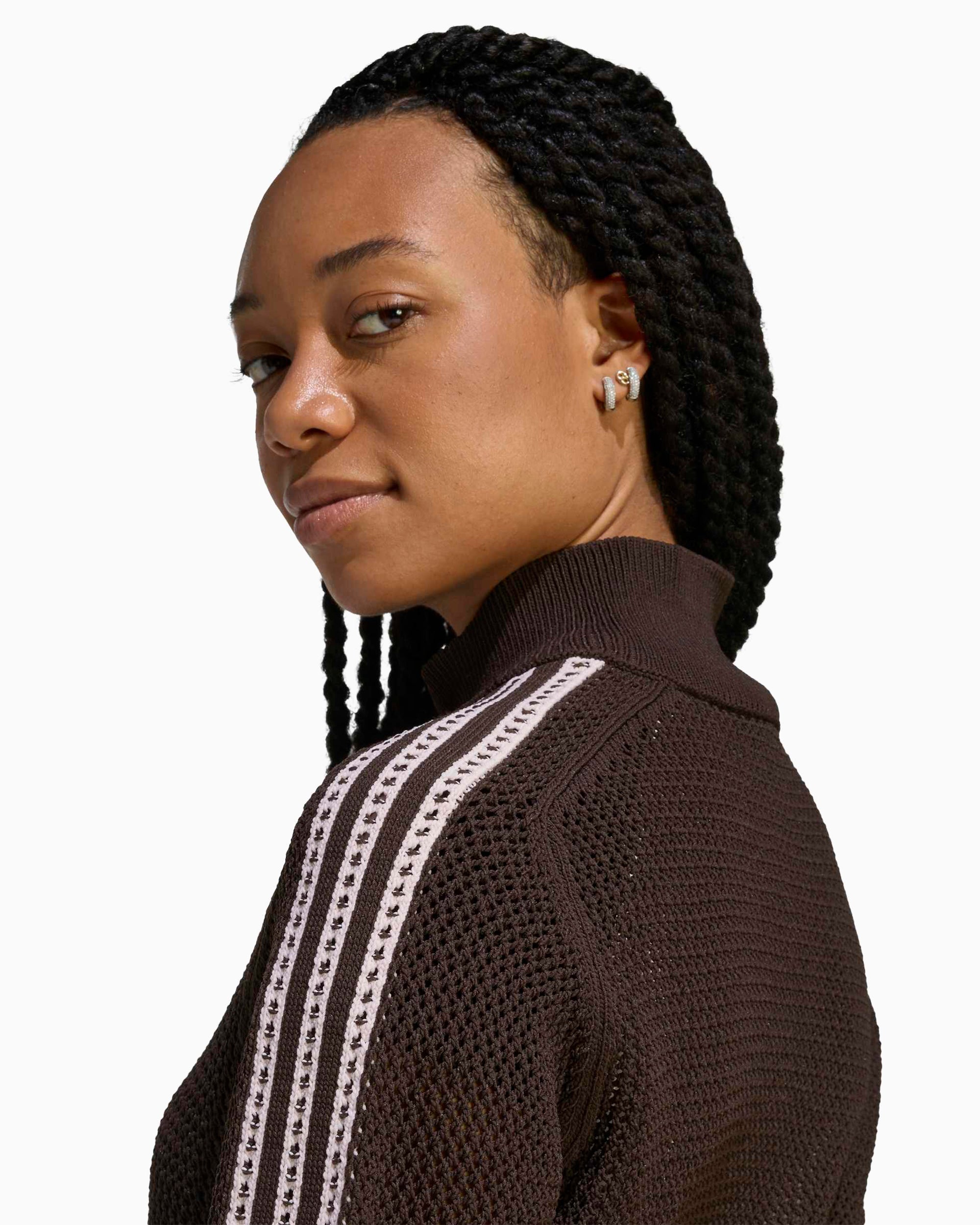 adidas Originals Firebird Knitted Crochet Slim Women's Track Jacket