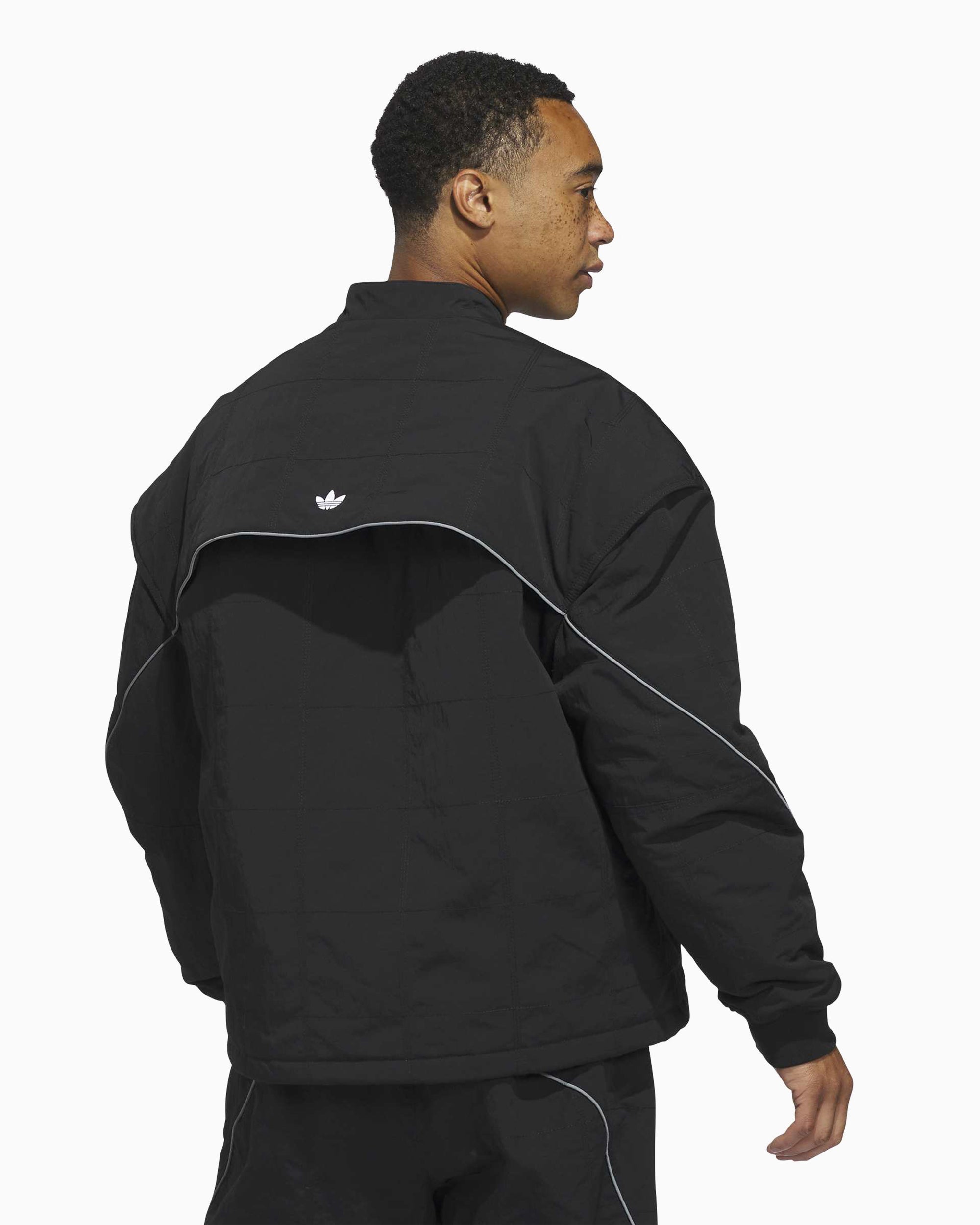 アディダス ブラック ジャケット adidas Originals Motor Ave Racer Relaxed Unisex Light Jacket
