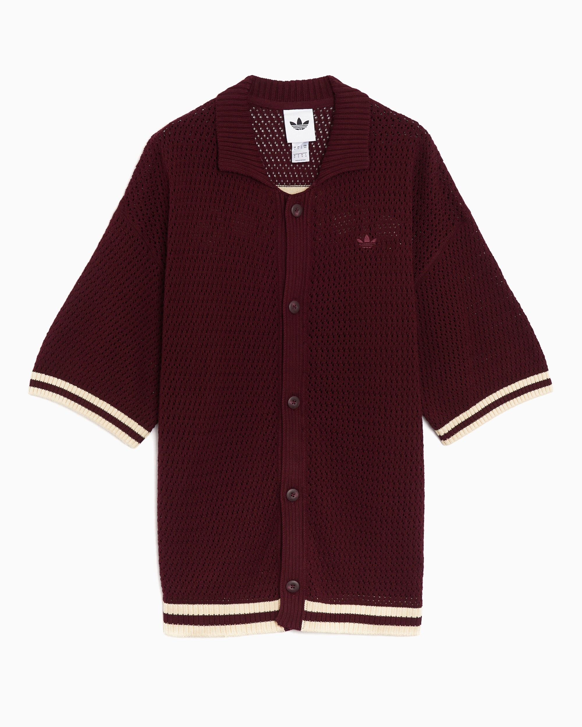Jackets Coats adidas Originals "Munich" Crochet Logo Relaxed Men's Cardigan - KQ6977