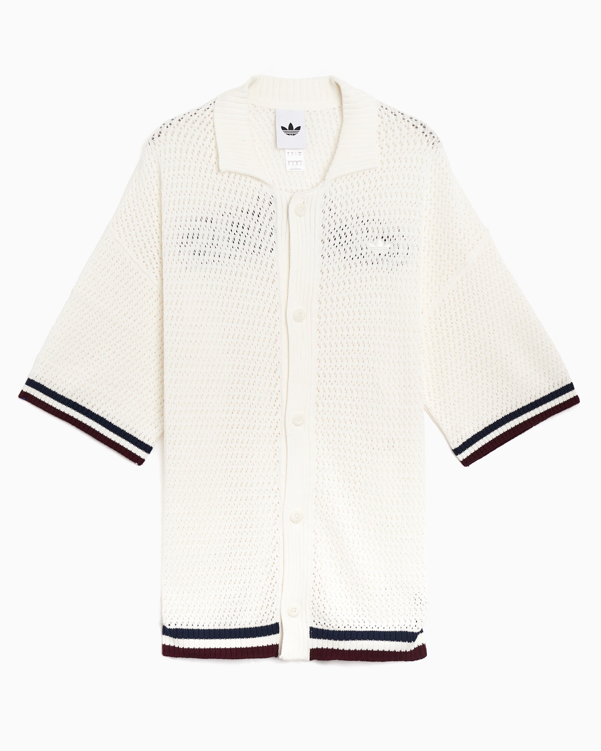 Jackets Coats adidas Originals "Munich" Crochet Logo Relaxed Men's Cardigan - KR9096