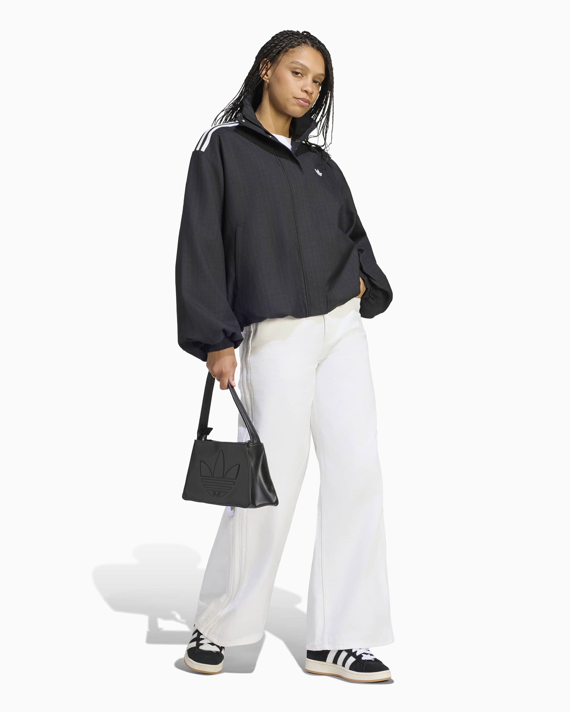 adidas Originals Plaid Bubbly Relaxed Women's Light Jacket