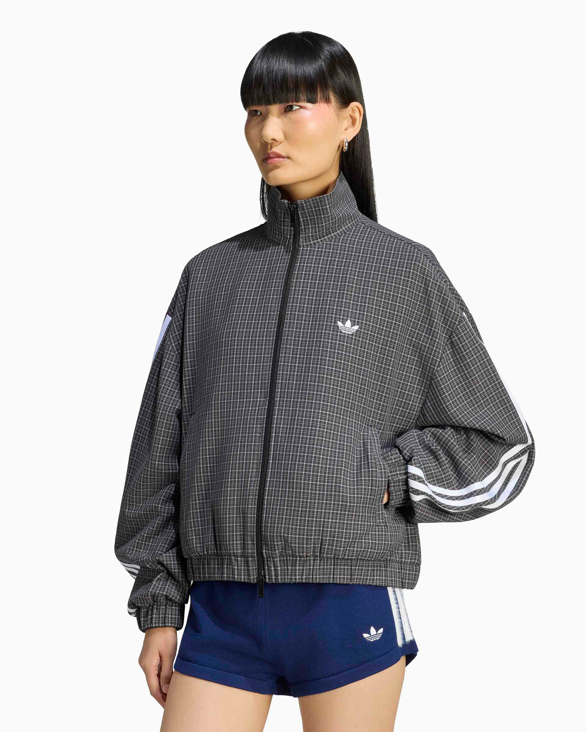 Jackets Coats adidas Originals Plaid Relaxed Women's Light Jacket - LD5339