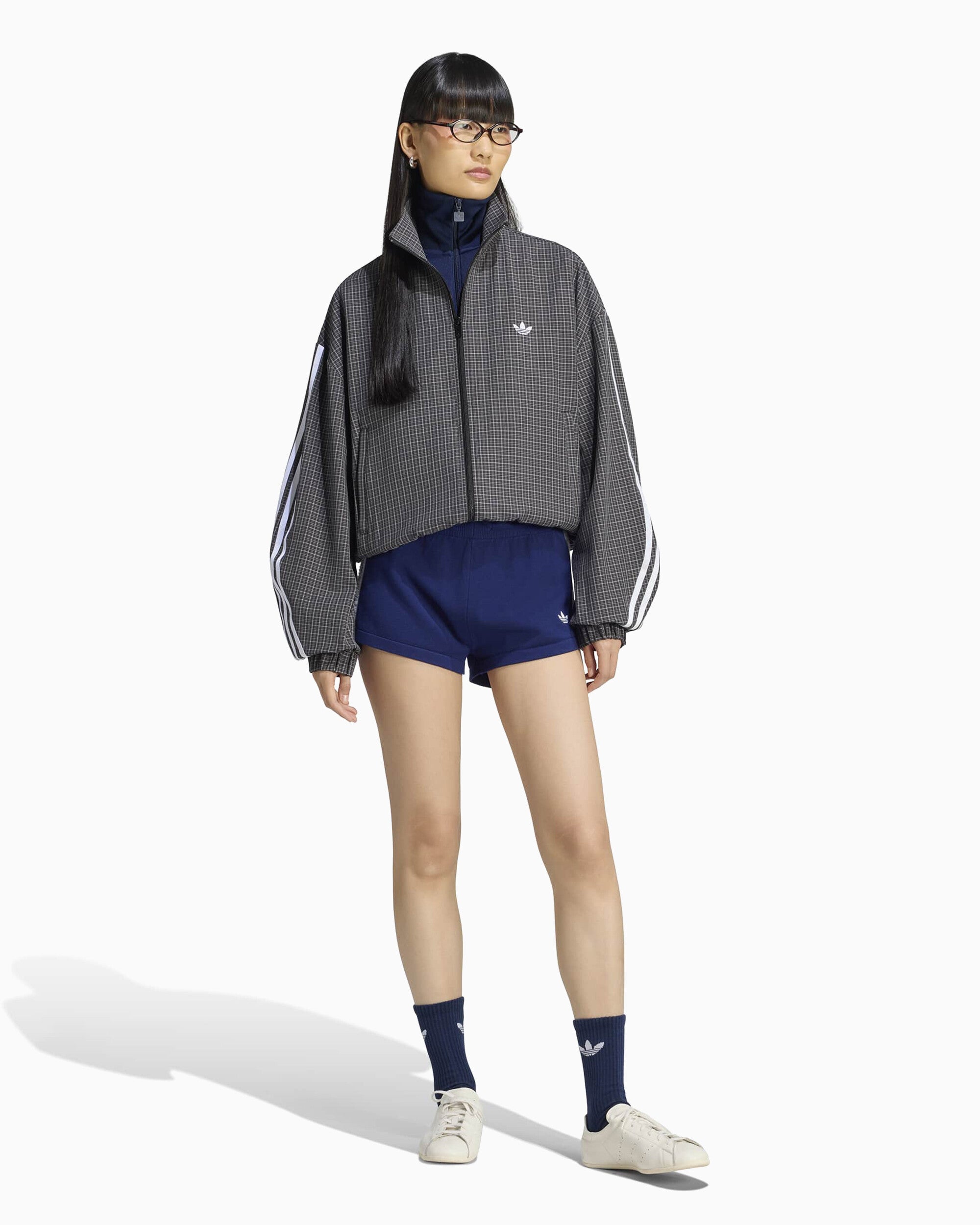 アディダス　プレイドトラックジャケット adidas Originals Plaid Relaxed Women's Light Jacket