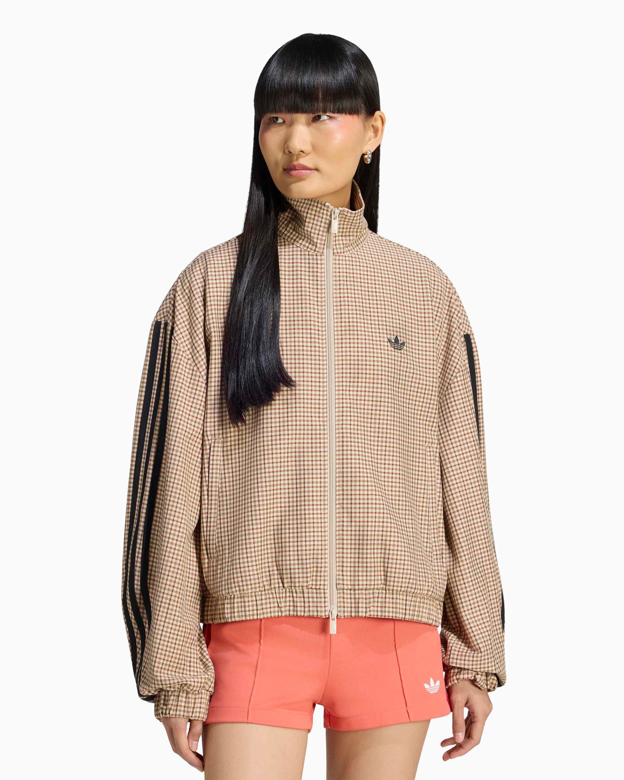 adidas Originals Plaid Relaxed Women's Light Jacket