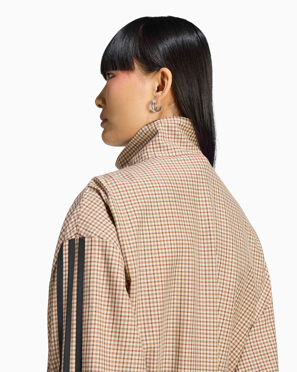 Jackets Coats adidas Originals Plaid Relaxed Women's Light Jacket - LE8307