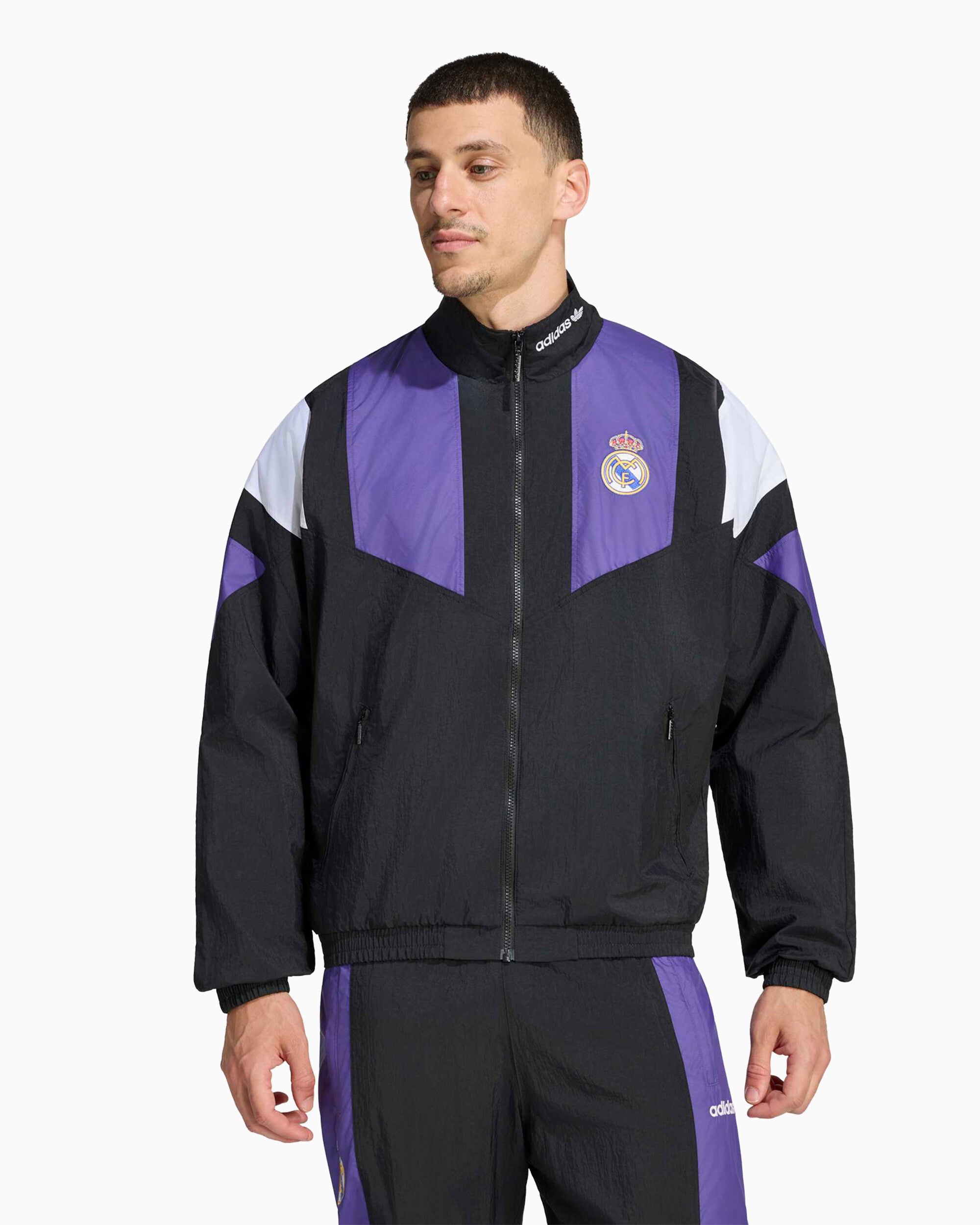 Jackets Coats adidas Originals Real Madrid C.F. EQT Relaxed Men's Track Jacket - KG5373