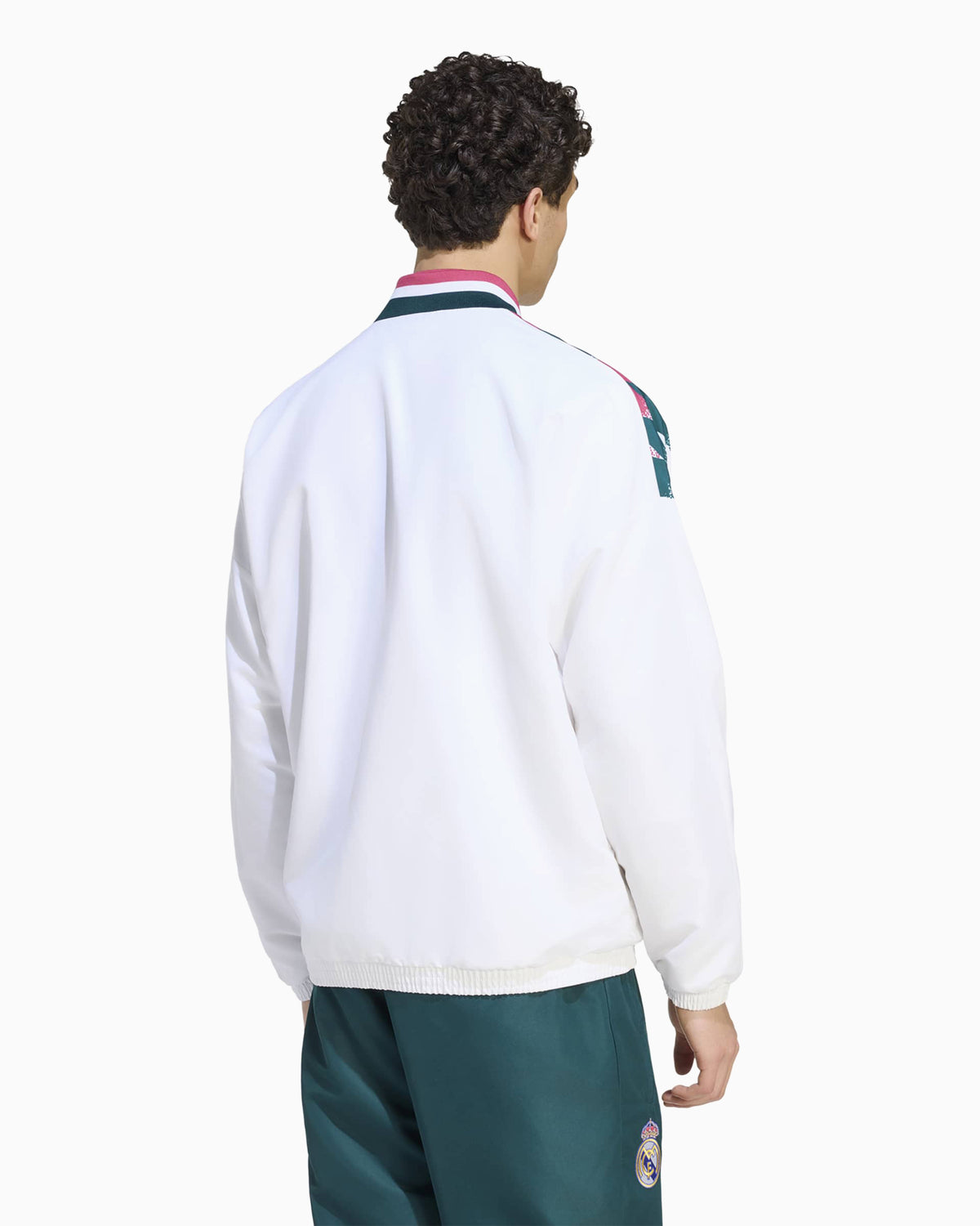 Jackets Coats adidas Originals Real Madrid C.F. Stadium Logo Relaxed Men's Track Jacket - KG2956