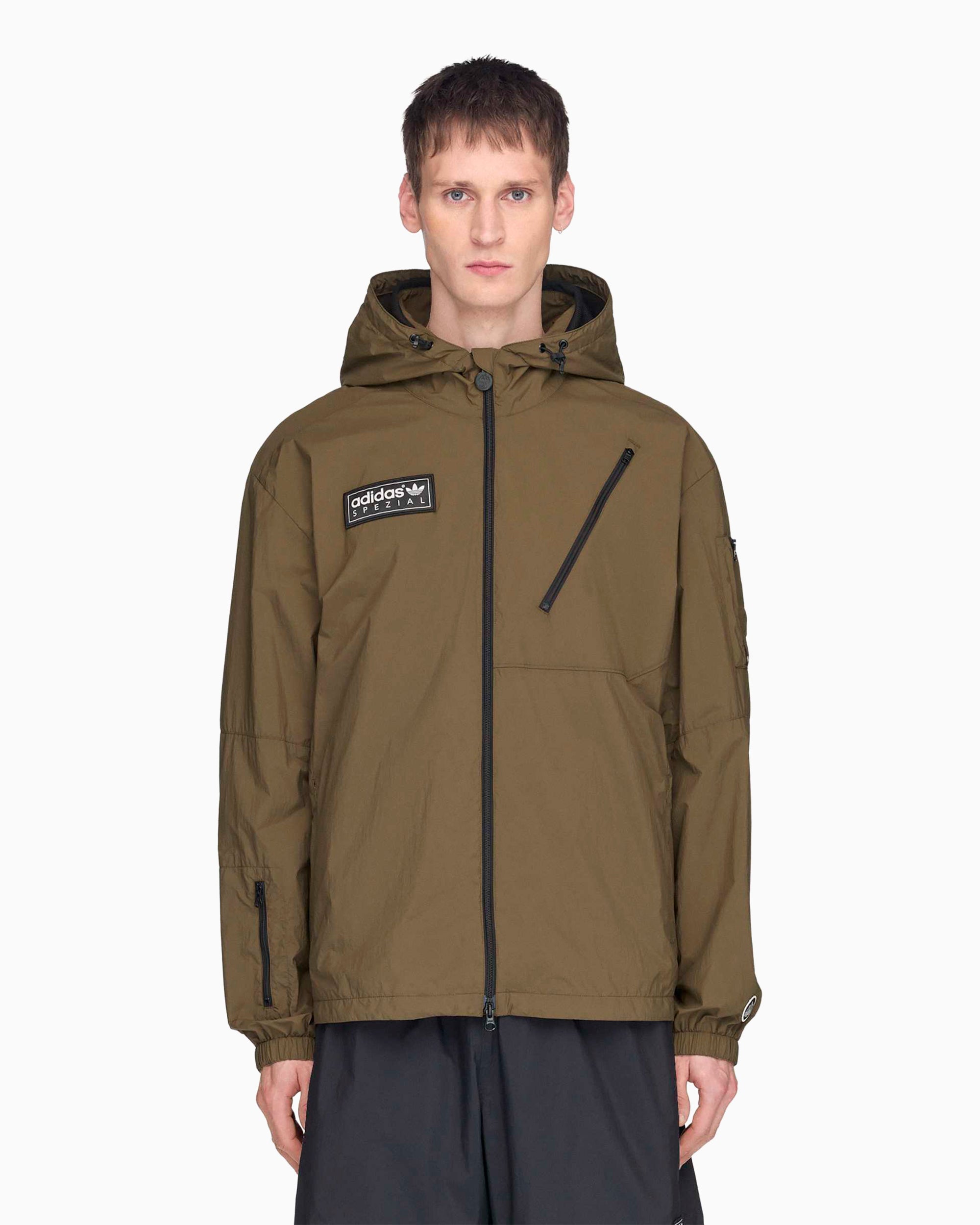 adidas STATE U ボンバージャケット adidas Originals SPZL Buckstead Logo Men's Windbreaker