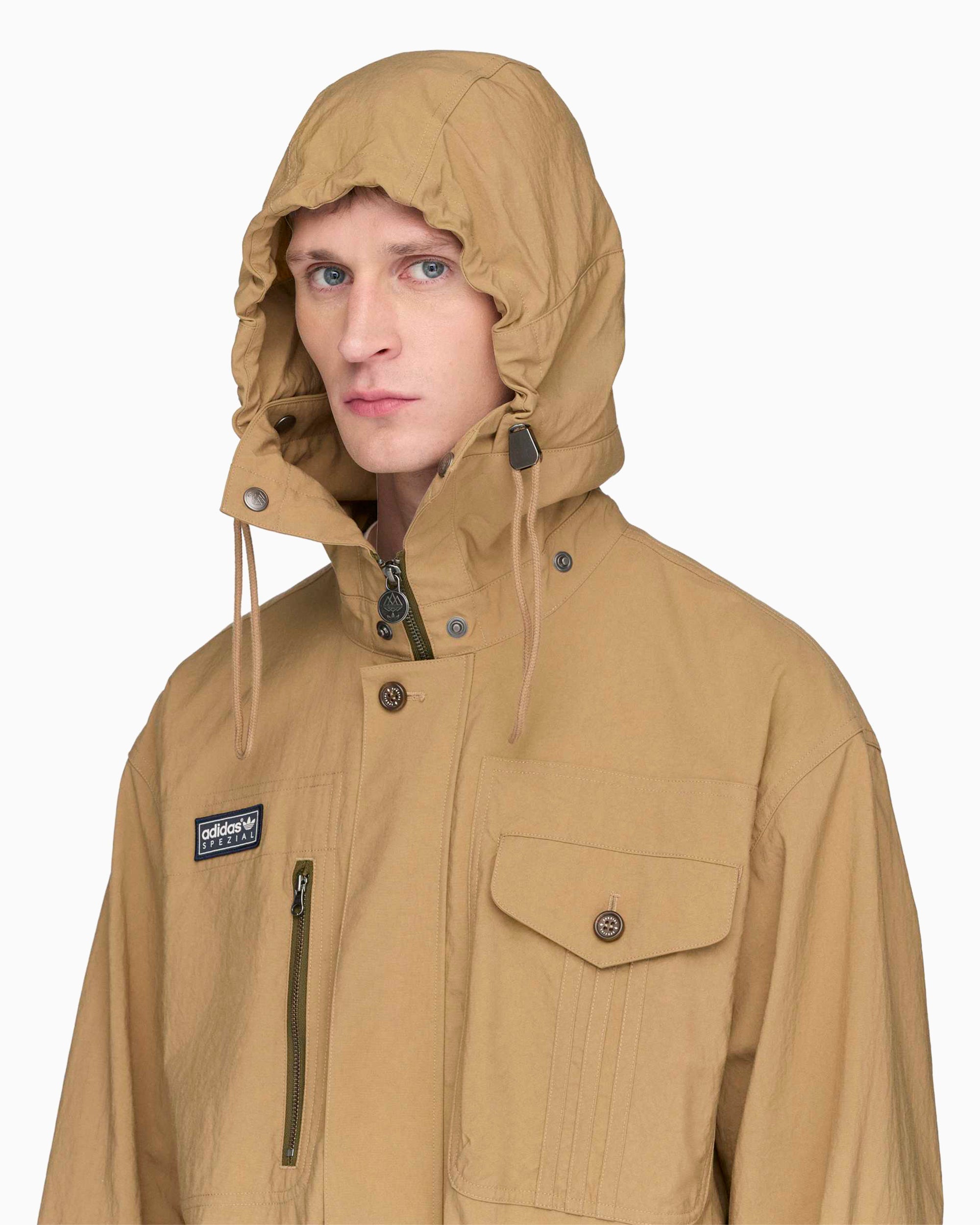 Jackets Coats adidas Originals SPZL Parka Longridge Logo Men's Light Jacket - KF6805