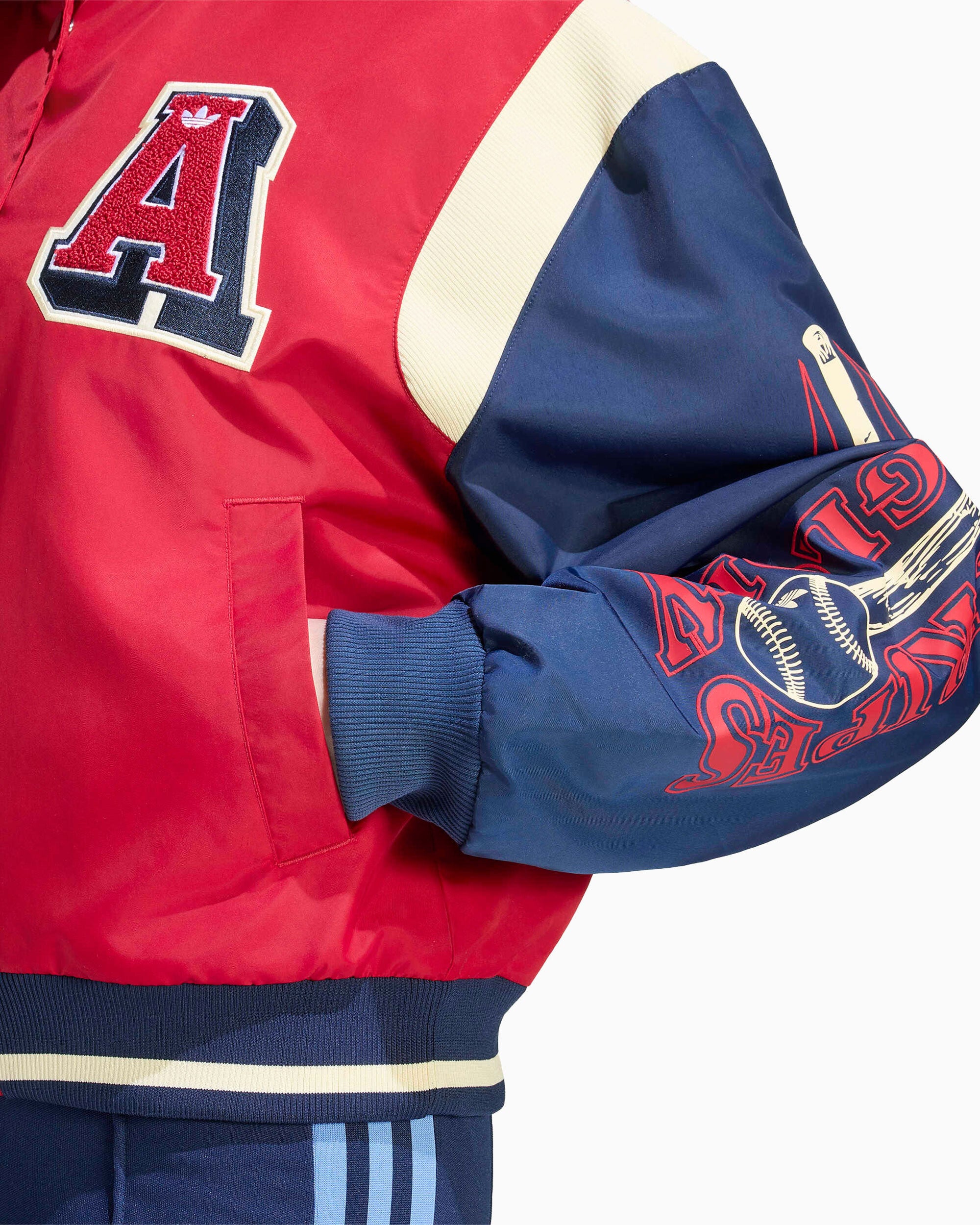 Jackets Coats adidas Originals with patches Boxy Women's Varsity Jacket - KR7030