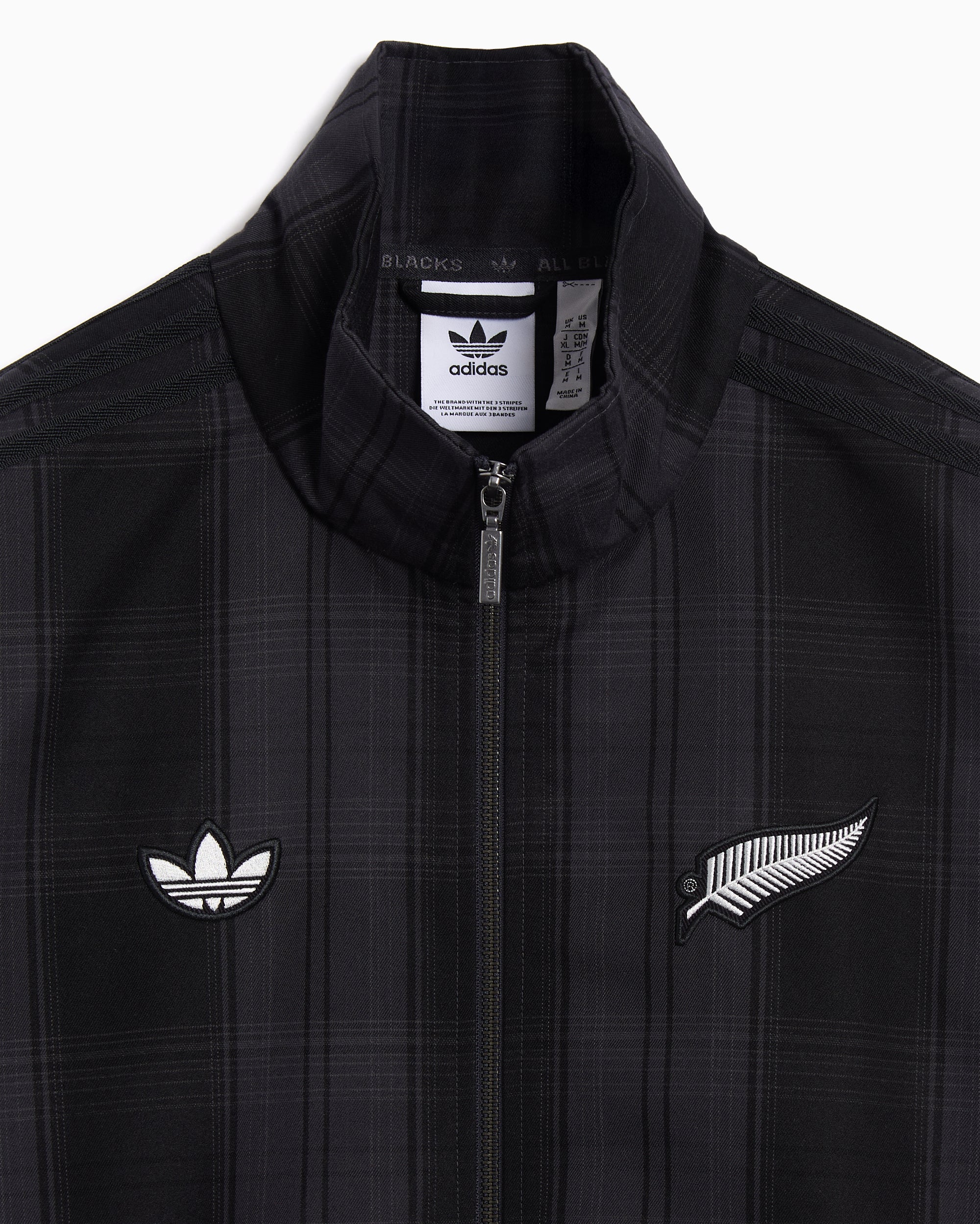 adidas Originals x All Blacks Firebird Plaid Relaxed Men's Track Jacke