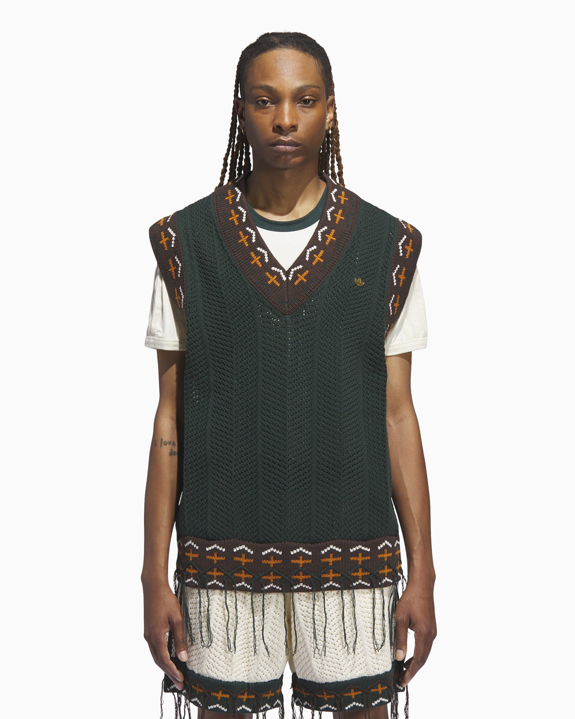 Jackets Coats adidas Originals x CLOT Crochet Unisex Vest - JP1606