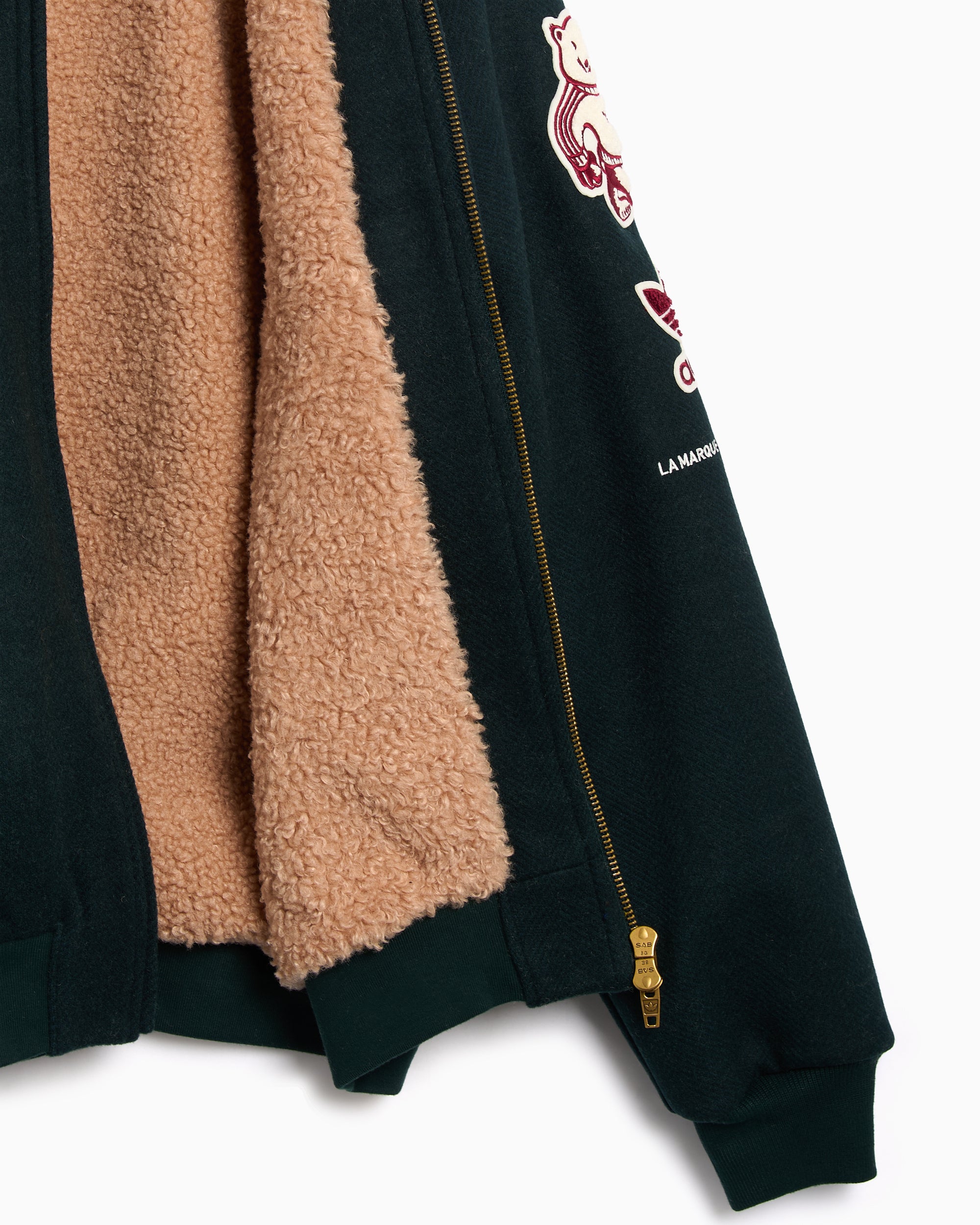 adidas Originals x CLOT Warmup Logo Relaxed Unisex Varsity Jacket