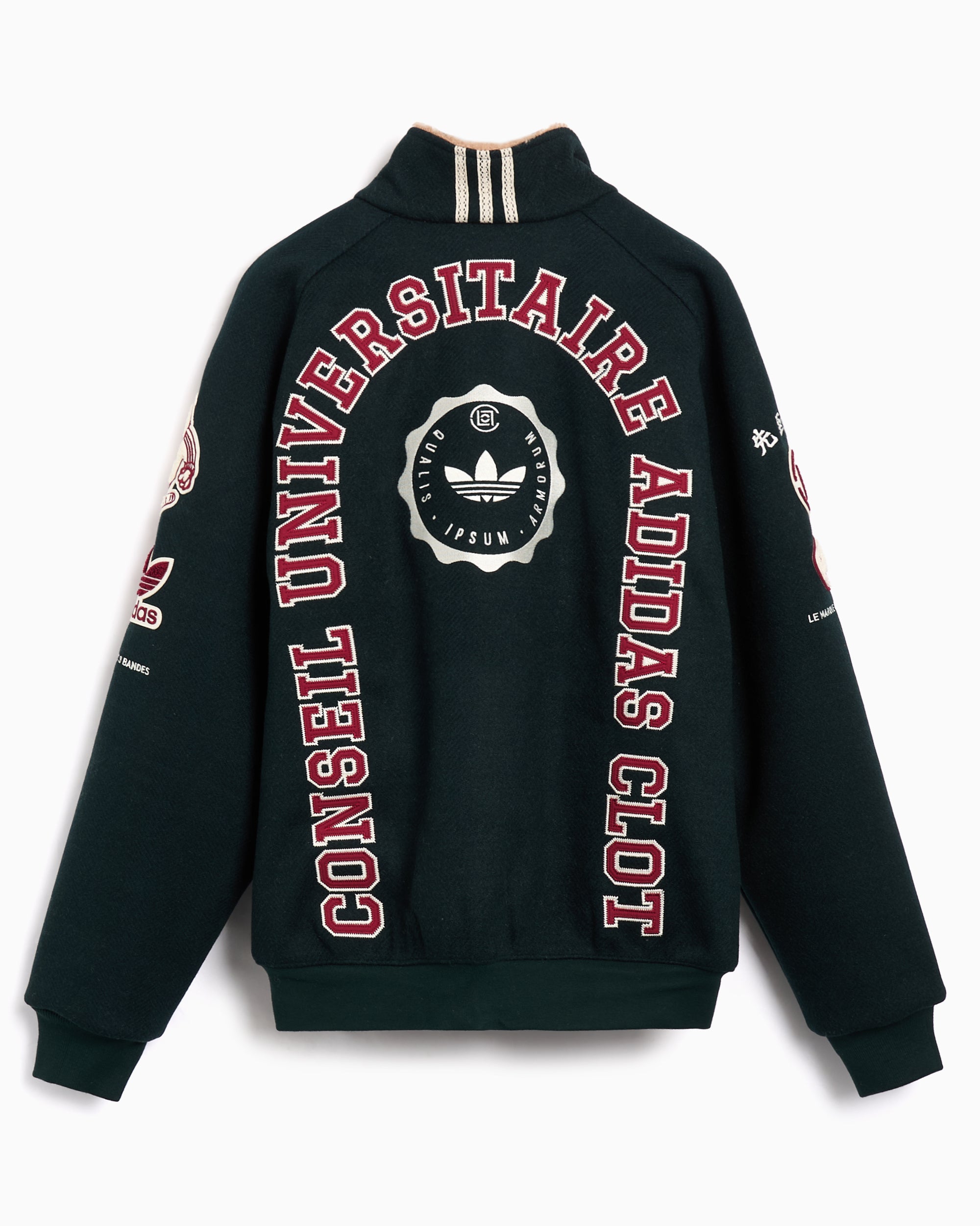 adidas Originals x CLOT Warmup Logo Relaxed Unisex Varsity Jacket
