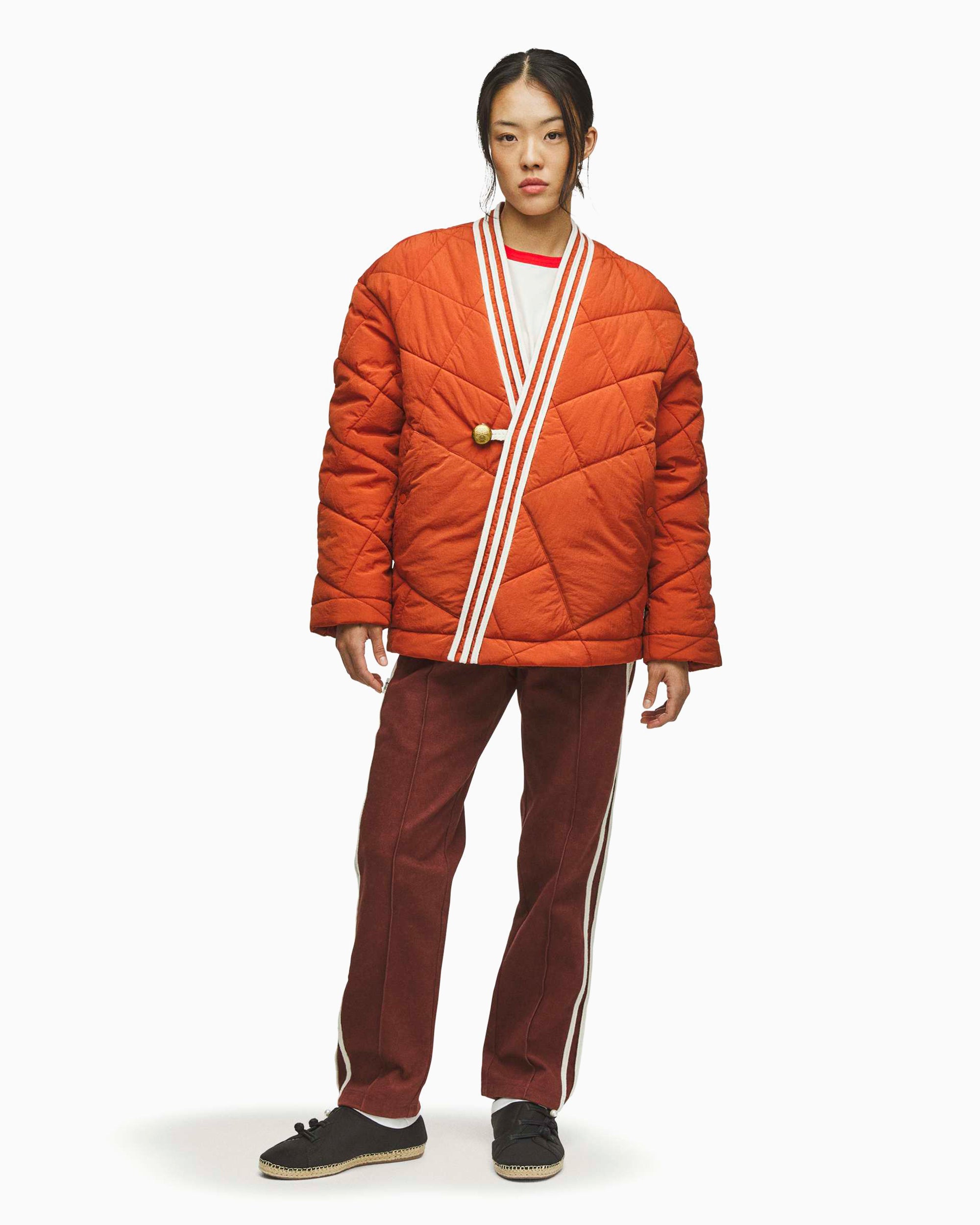 Jackets Coats adidas Originals x CLOT Wrap Relaxed Unisex Quilted Jacket - KD4030