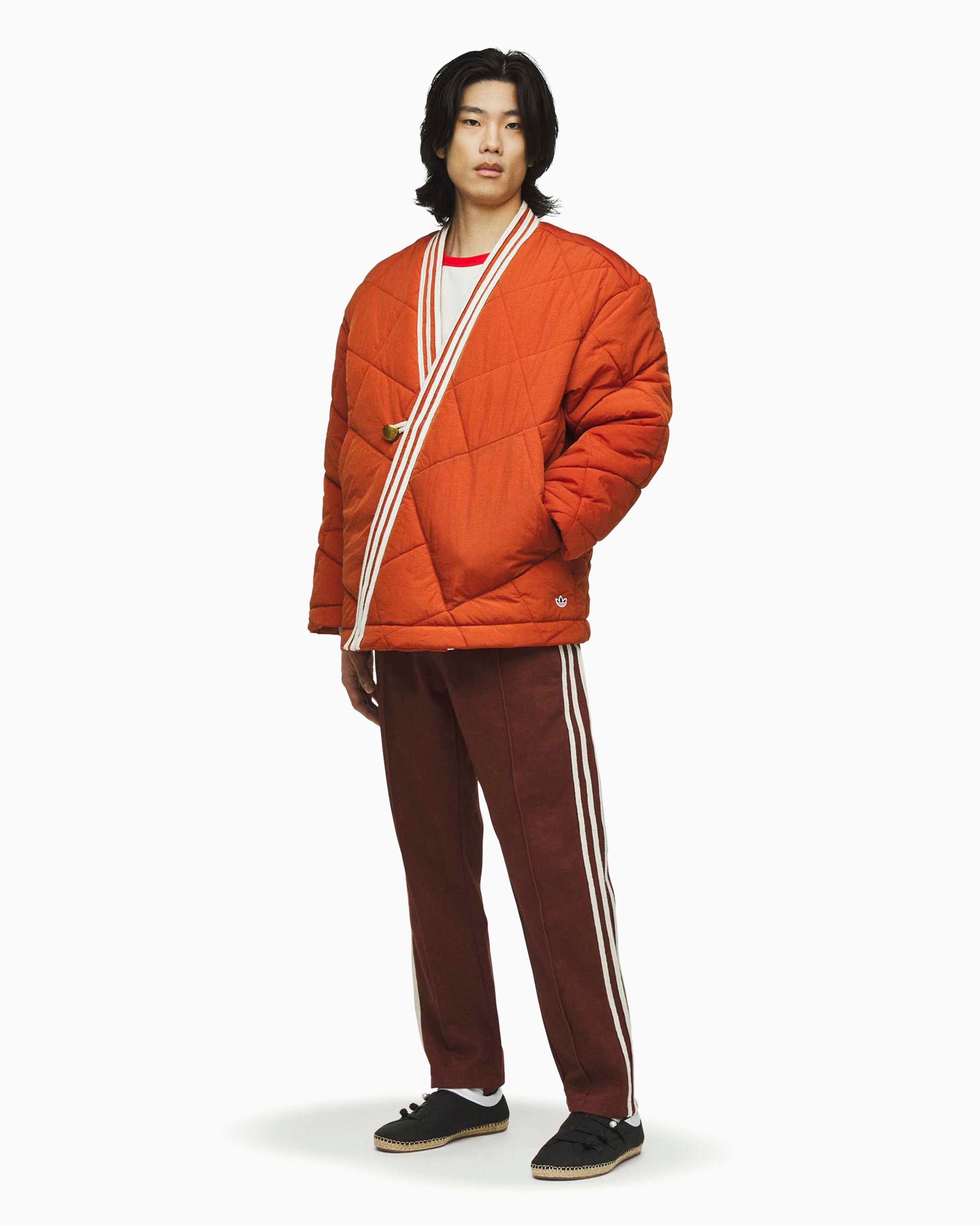 Jackets Coats adidas Originals x CLOT Wrap Relaxed Unisex Quilted Jacket - KD4030