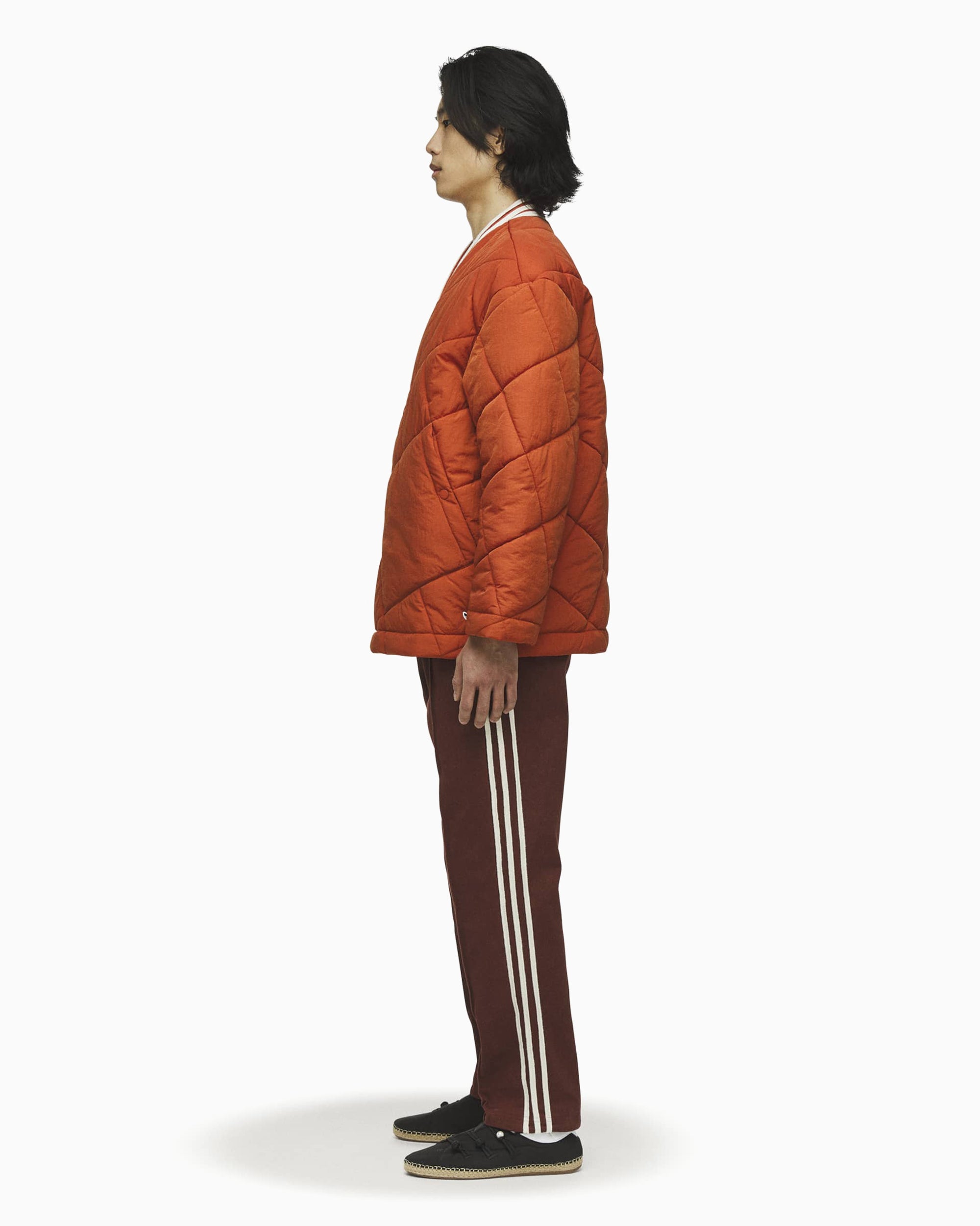  X CLOT ダウンジャケット adidas Originals x CLOT Wrap Relaxed Unisex Quilted Jacket