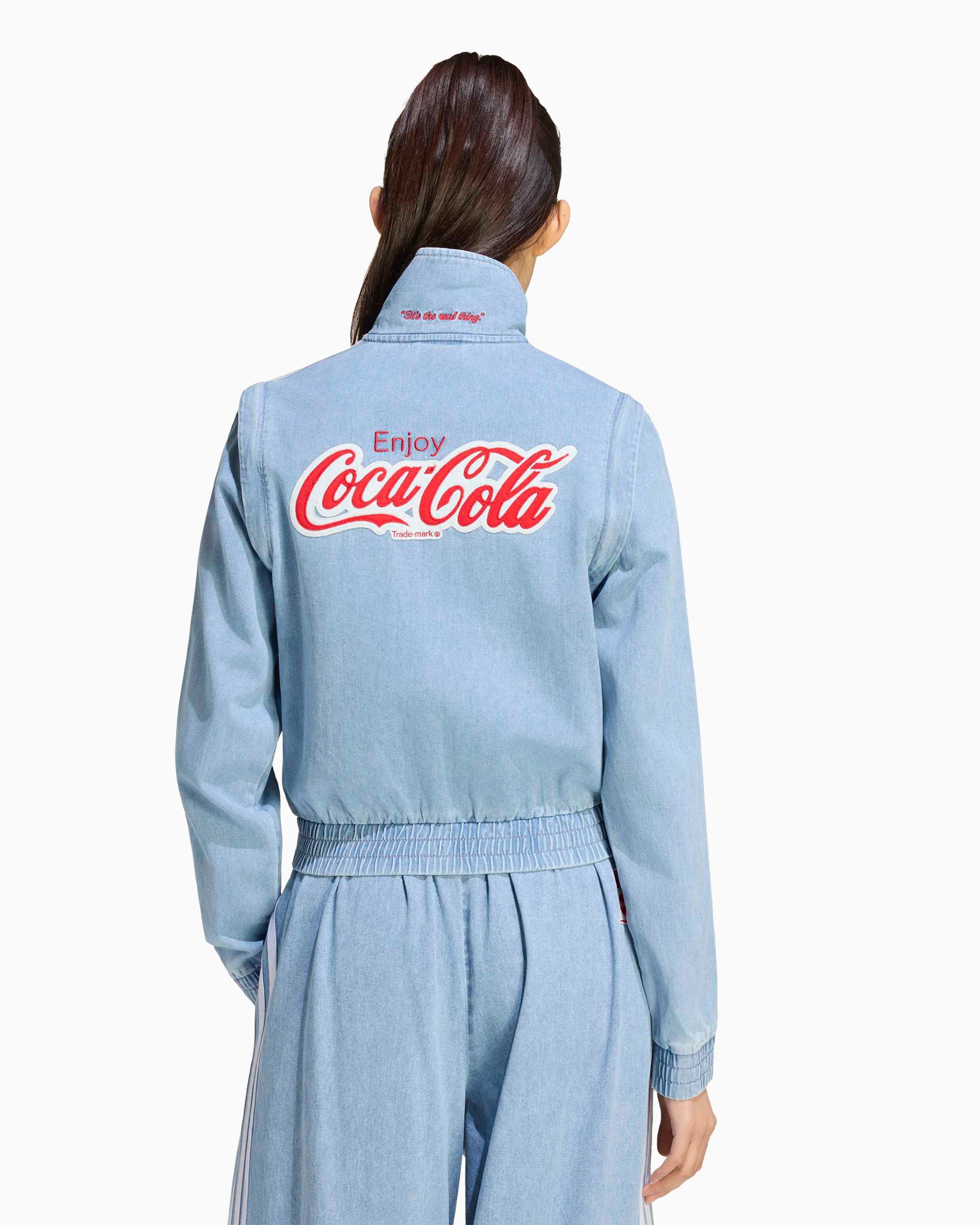 adidas Originals x Coca-Cola Firebird Denim Logo Detachable Slim Women