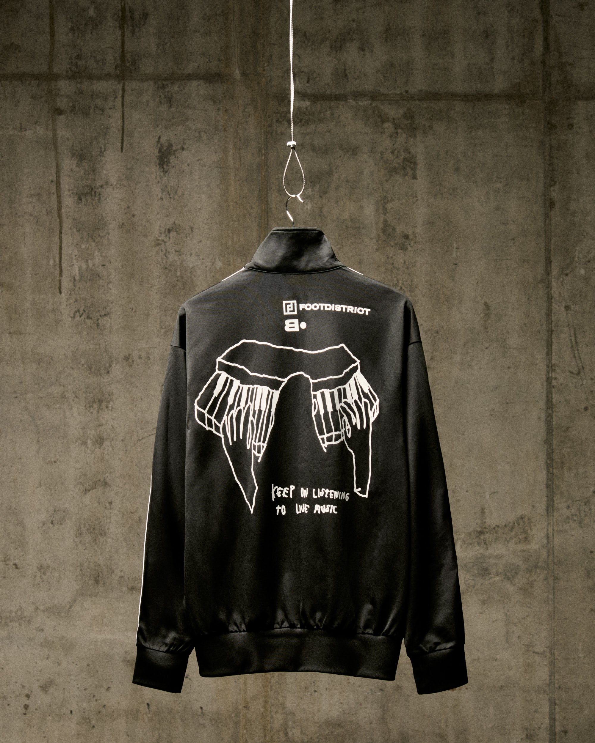 Jackets Coats adidas Originals x FSTVL B FOOTDISTRICT Firebird Adicolor "Keys" Unisex Track Jacket - FD-IJ7058
