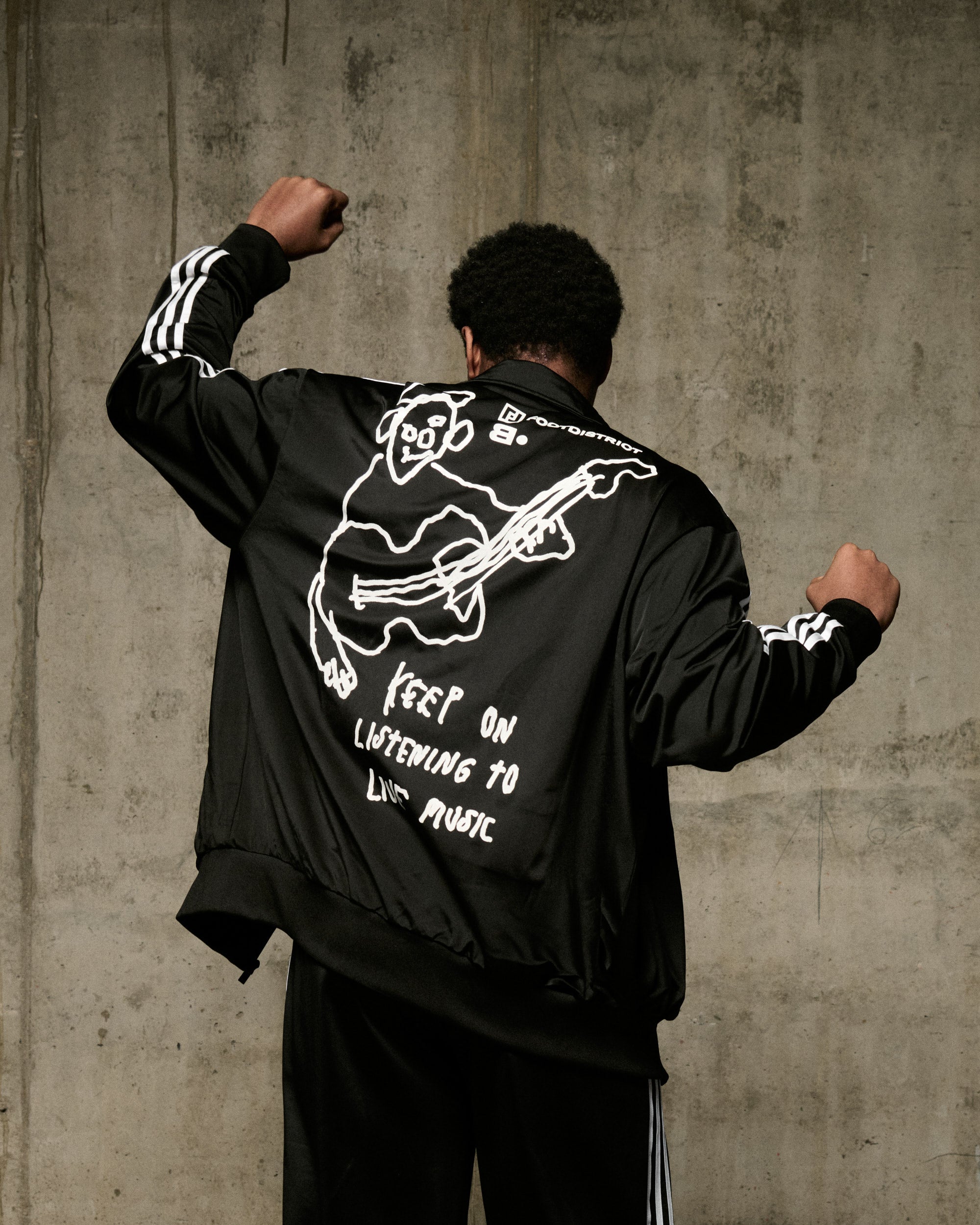 adidas Originals x FSTVL B FOOTDISTRICT Firebird Adicolor 