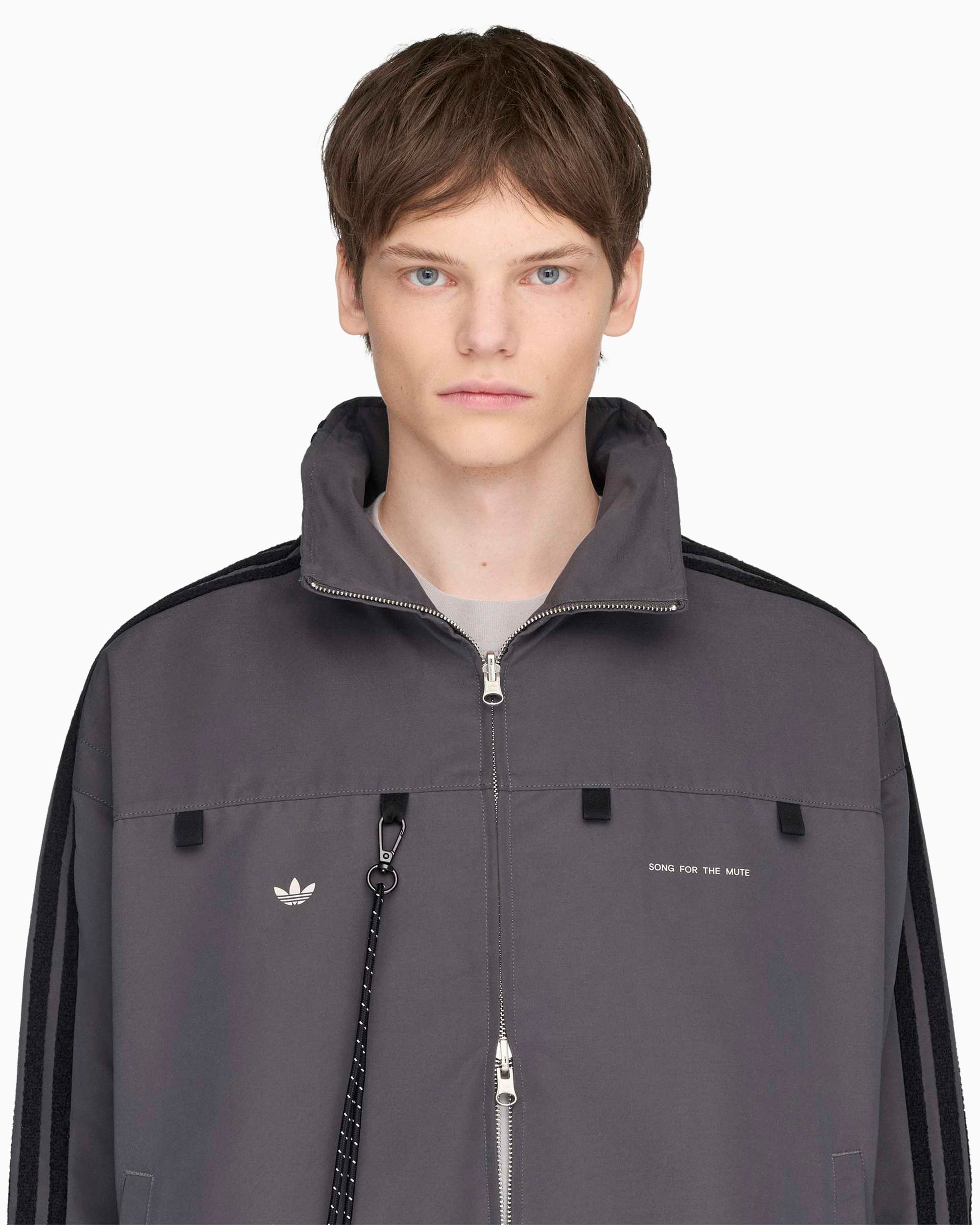 JUEMI Seam Tape Short Mouton Jacket グレー Seam Tape Short Mouton Coat（ムートンコート）｜JUEMI（ジュエミ）の