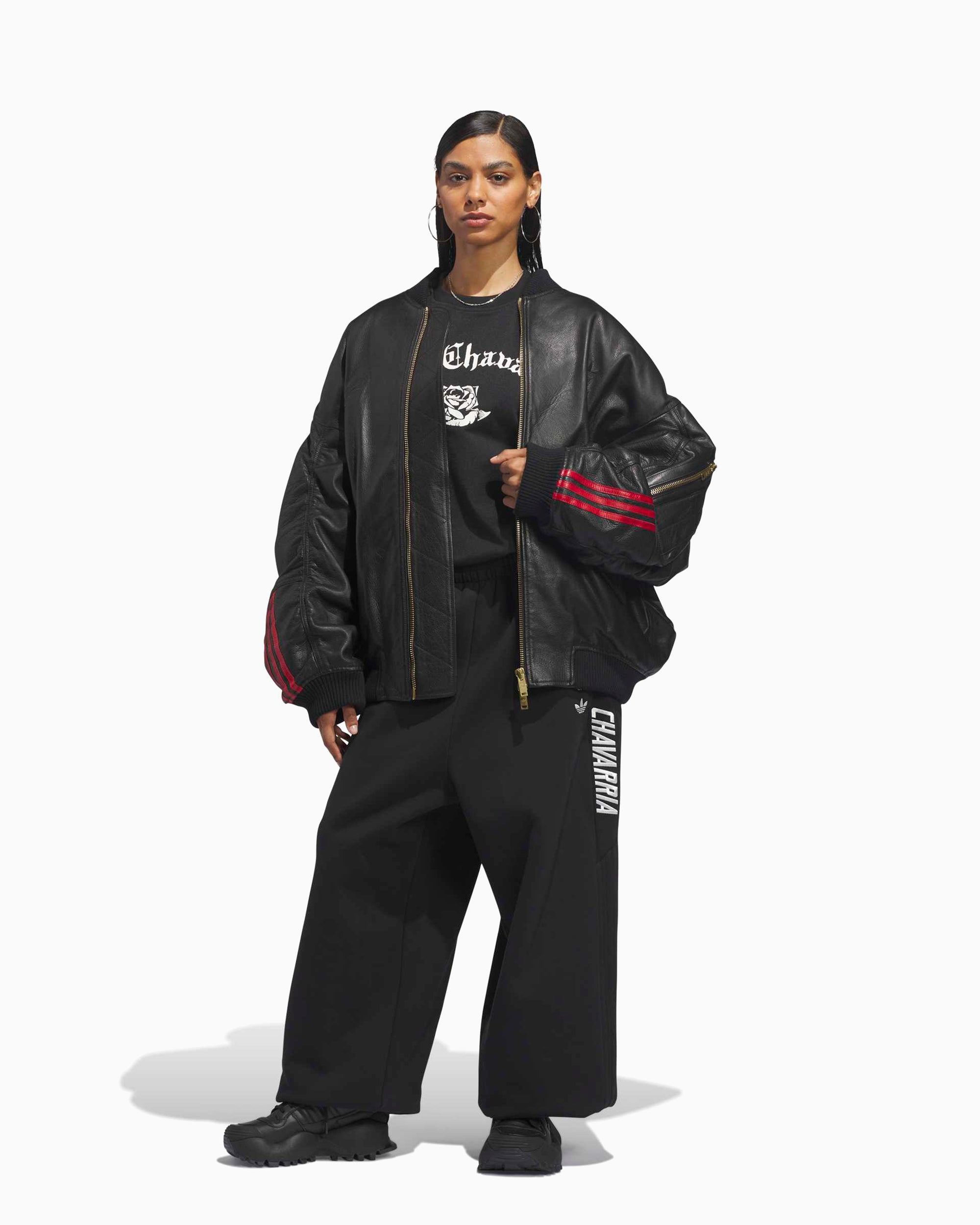 adidas Originals x Willy Chavarria Bomber Jacket Men's Leather Jacket