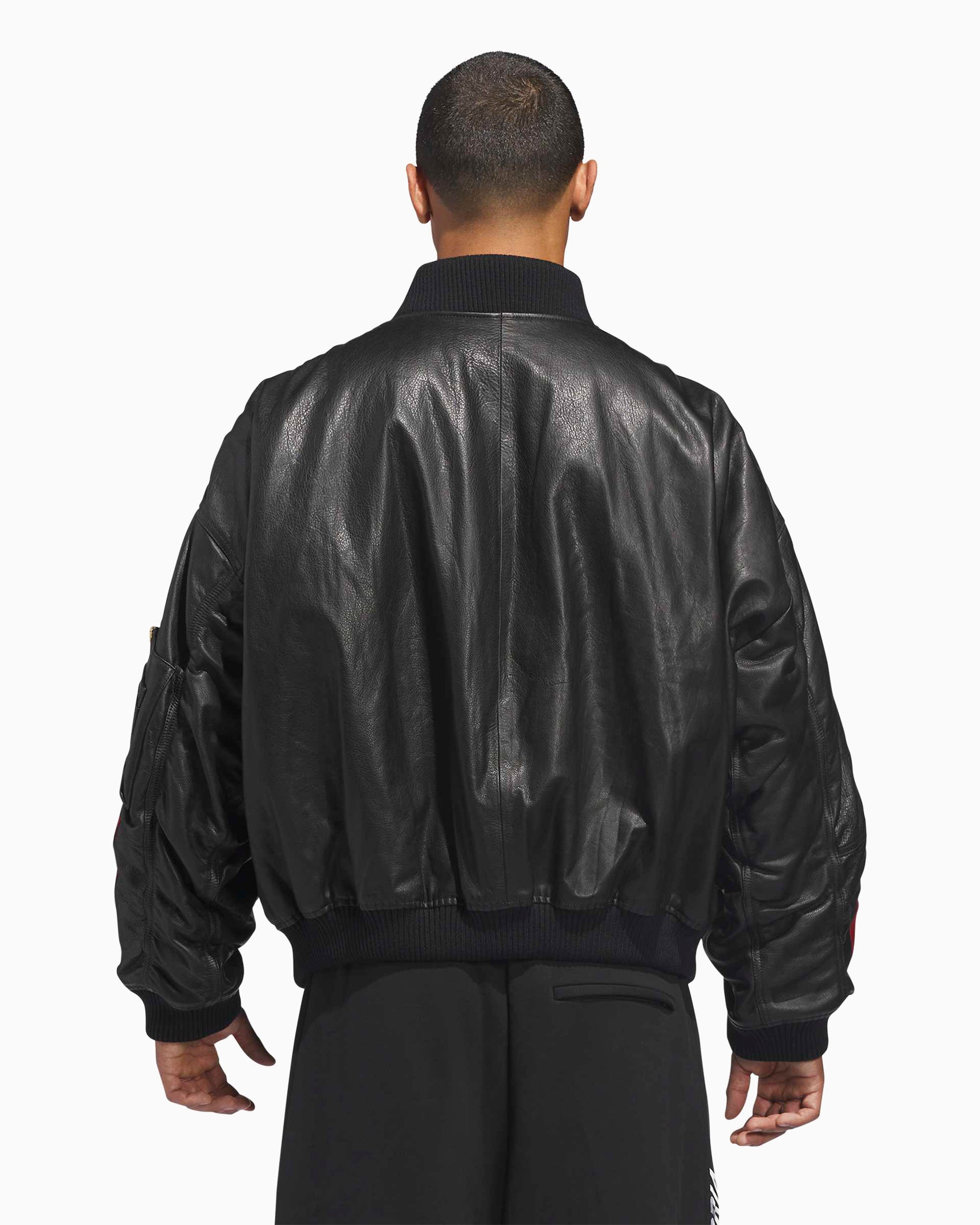 adidas Originals x Willy Chavarria Bomber Jacket Men's Leather Jacket