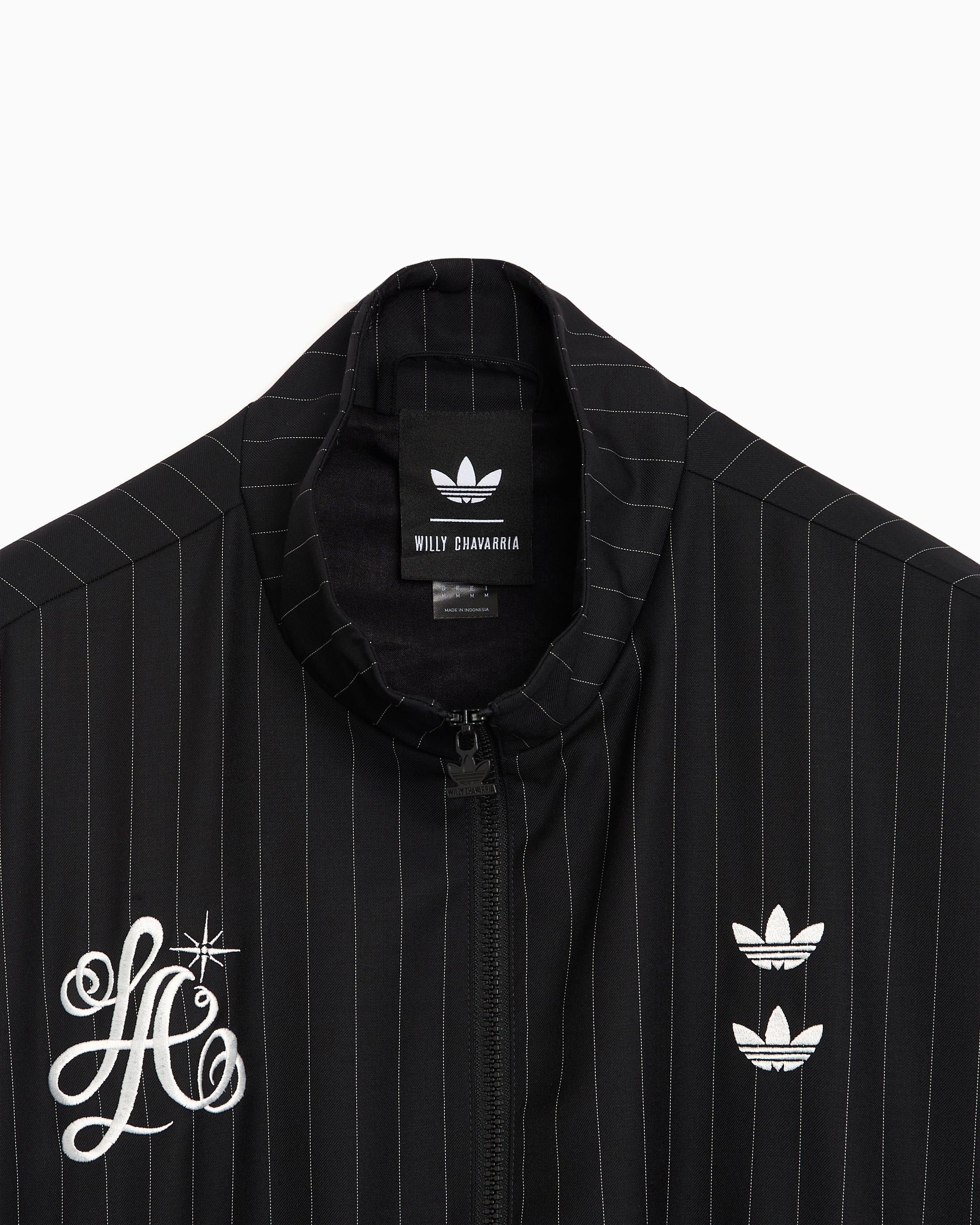ジャケット・アウター XS ADIDAS WILLY CHAVARRIA STRIPE JACKET adidas Originals x Willy Chavarria Pinstripe Striped Boxy Men's Track
