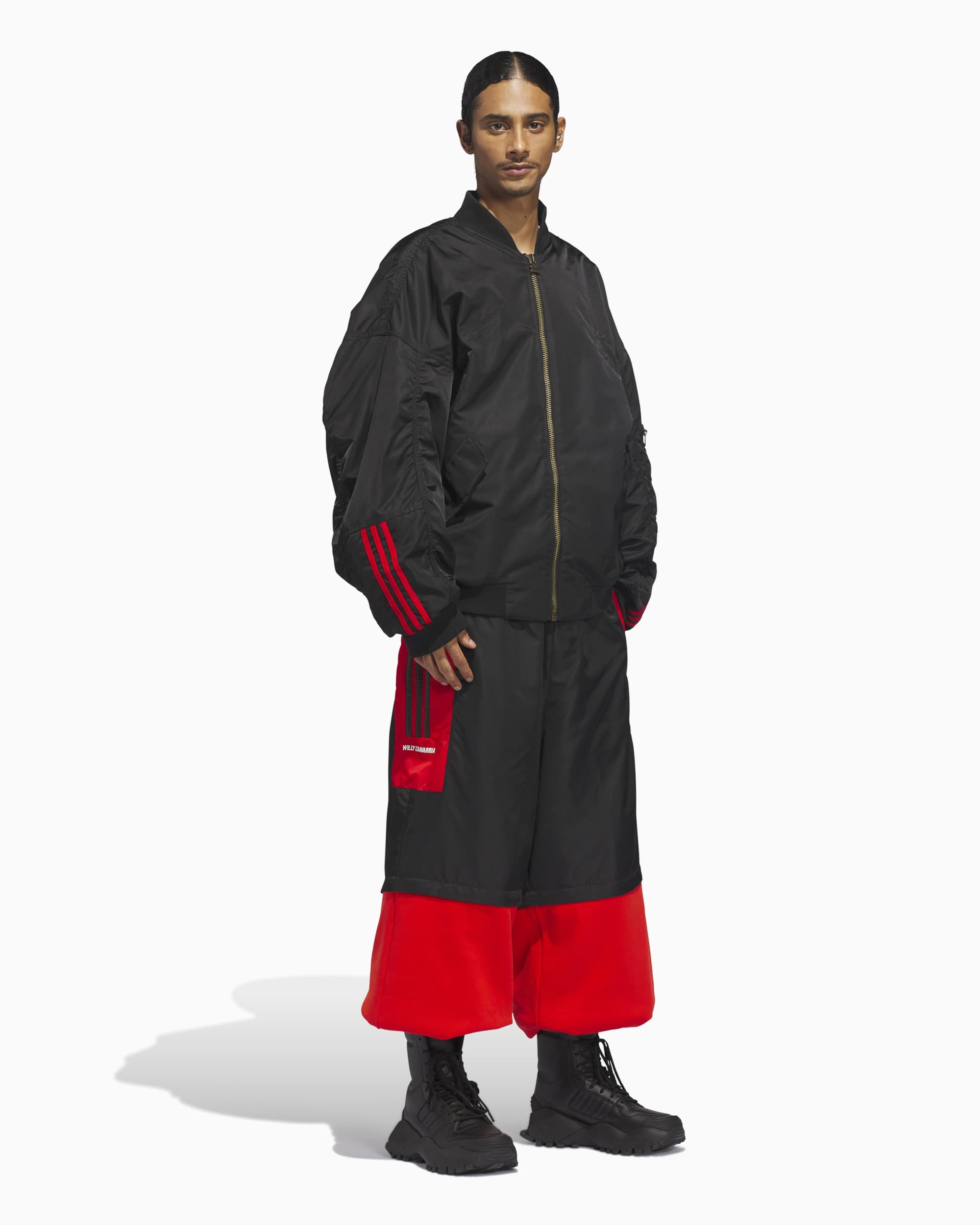 Jackets Coats adidas Originals x Willy Chavarria Satin Relaxed Men's Bomber - KD9361