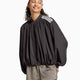Chaqueta ligera Oversize plisada de satén adidas para mujer