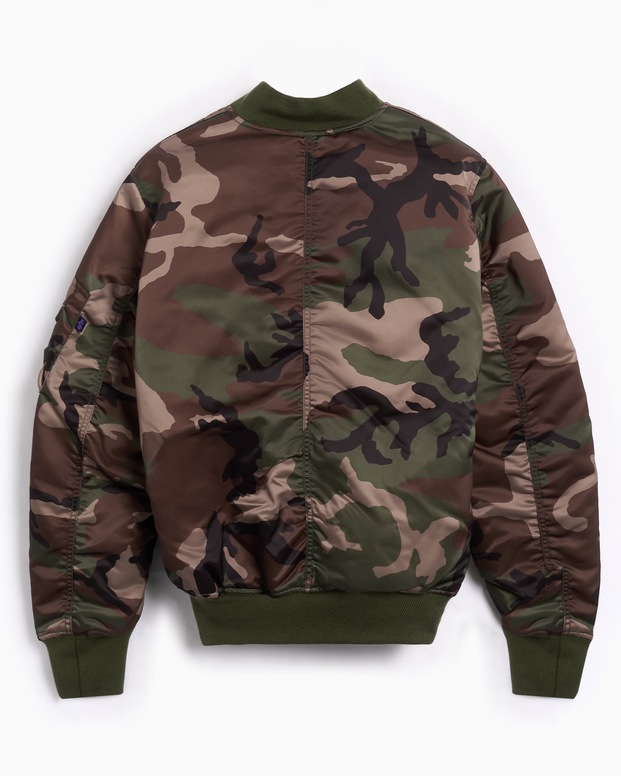 90s Alpha MA-1 Camouflage Camo XS