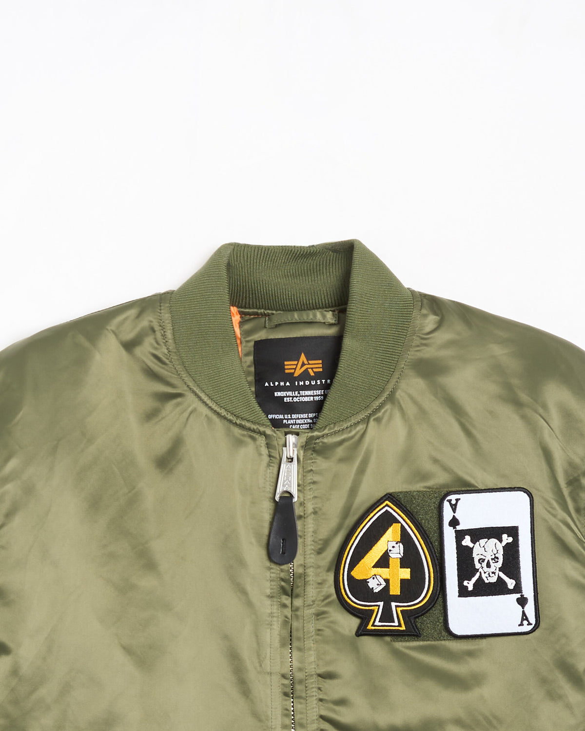 Jackets Coats Alpha Industries MA-1 Black Devils with Patches Men's Bomber - 268158-01