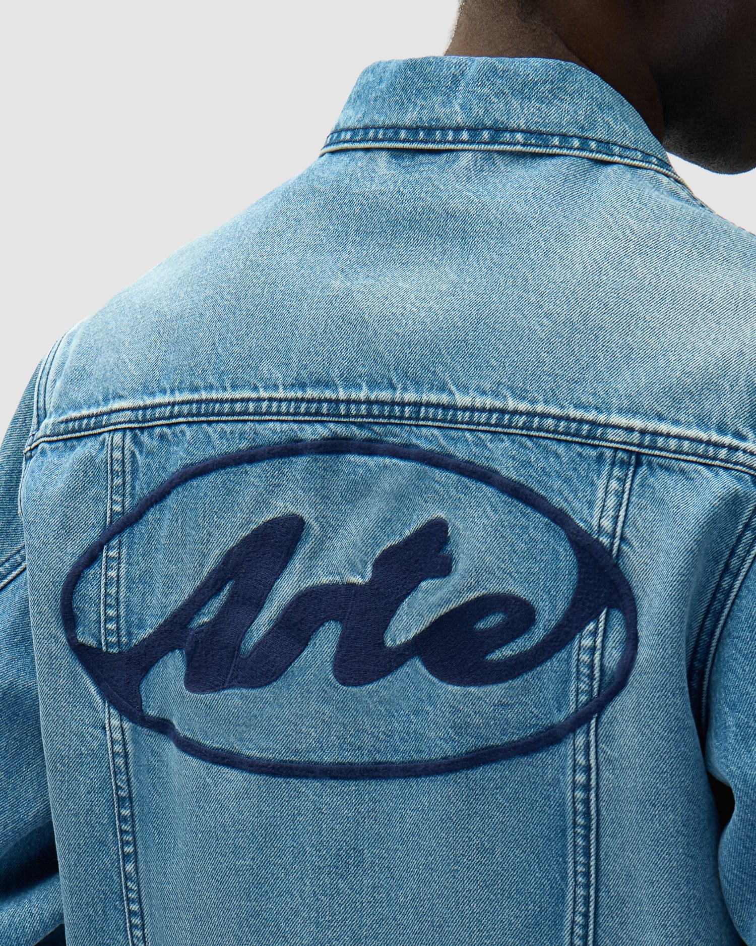Arte Antwerp Circle Logo Men's Denim Jacket