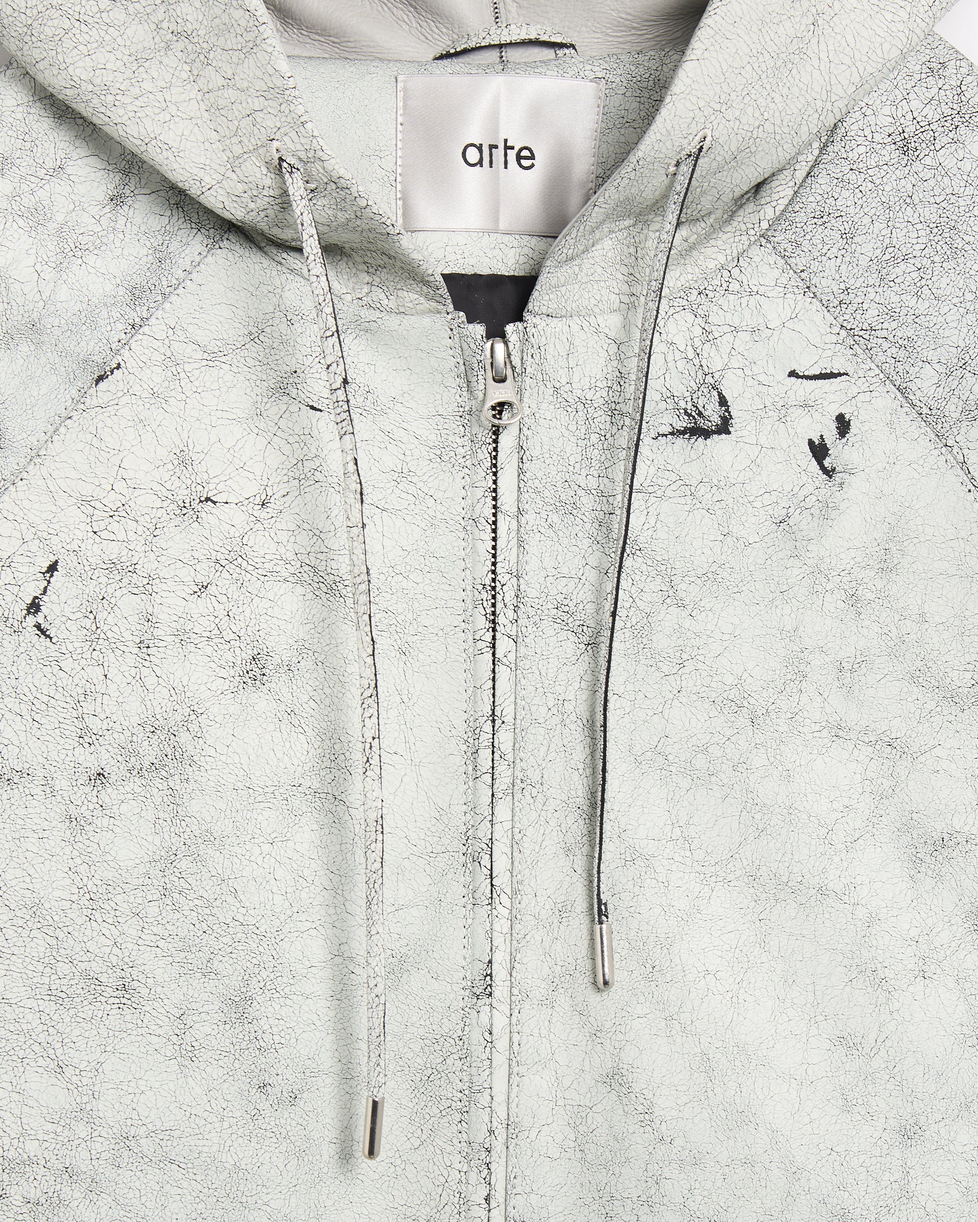 Arte Antwerp Cracked Relaxed Men's Leather Jacket