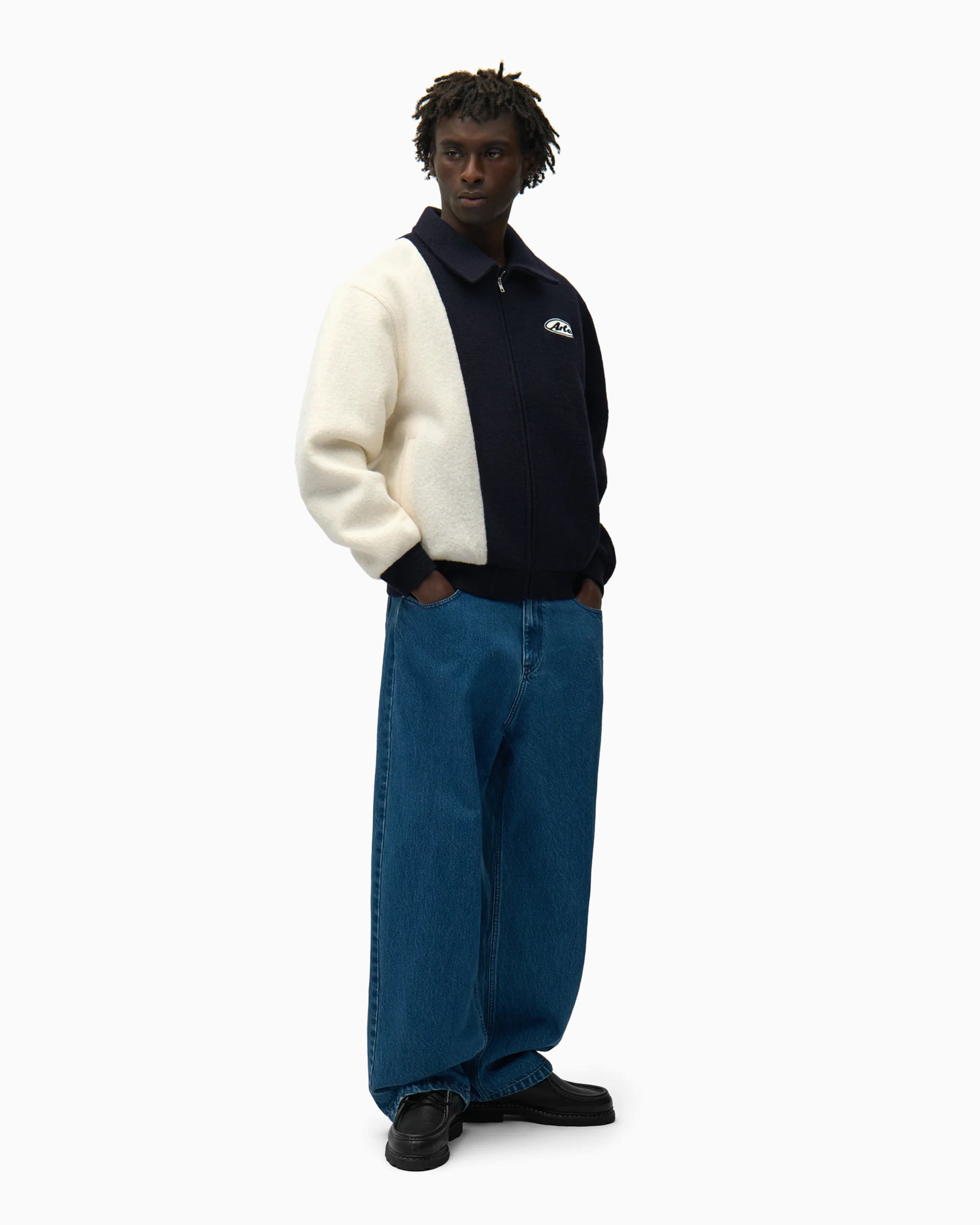Arte Antwerp Wool Logo Men's Varsity Jacket