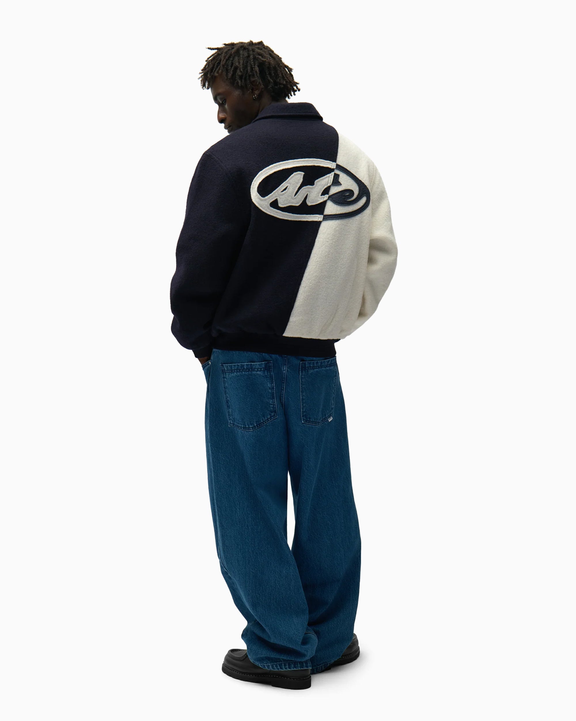 Arte Antwerp Wool Logo Men's Varsity Jacket