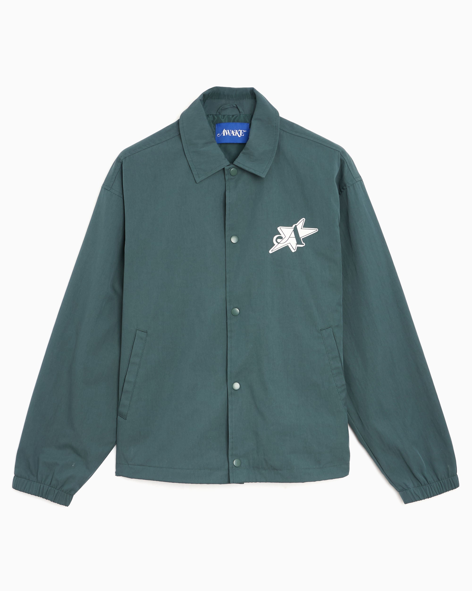 Jackets Coats Awake NY LES Community Graphic Men's Light Jacket - AWK-SP26-OT003-TEAL