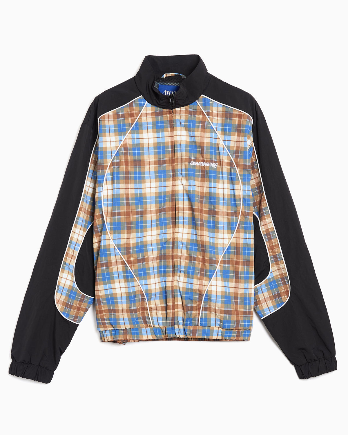 Jackets Coats Awake NY Les Performance Plaid Men's Track Jacket - AWK-FW26-OT007-PLAID