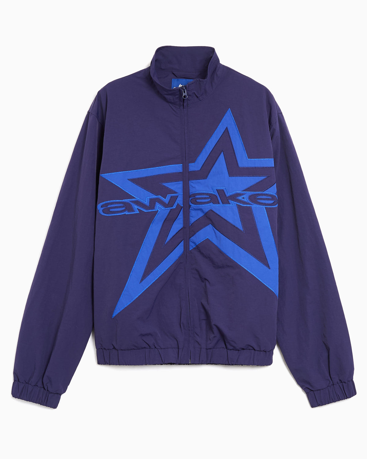 Jackets Coats Awake NY Star Graphic Relaxed Men's Track Jacket - AWK-FW26-OT001-NAVY