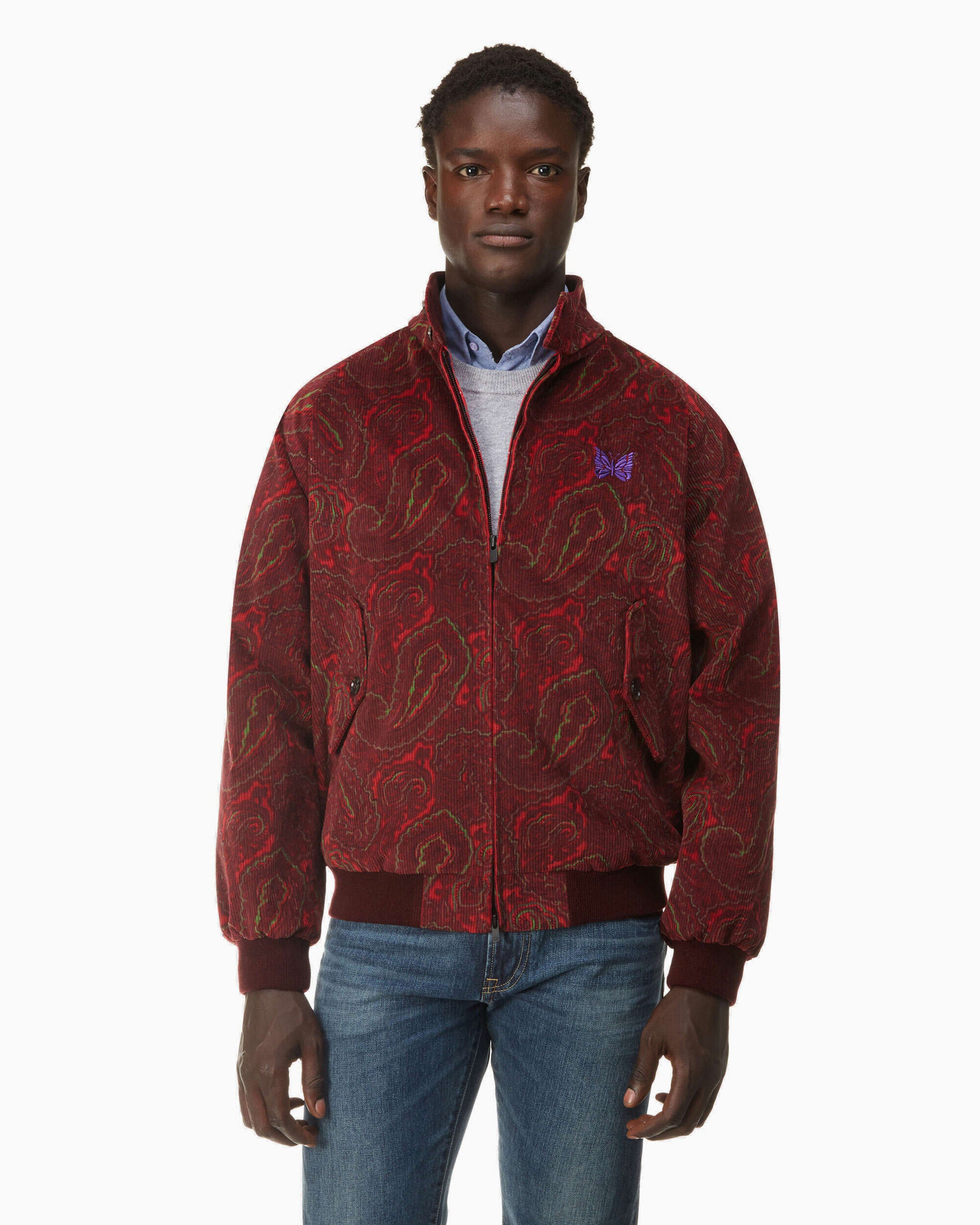 Baracuta x Needles G9 Printed Corduroy Men's Jacket