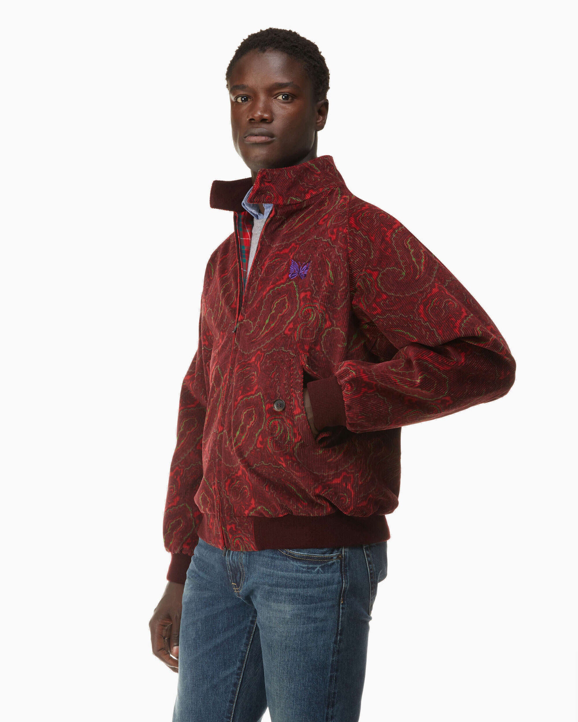 Baracuta x Needles G9 Printed Corduroy Men's Jacket