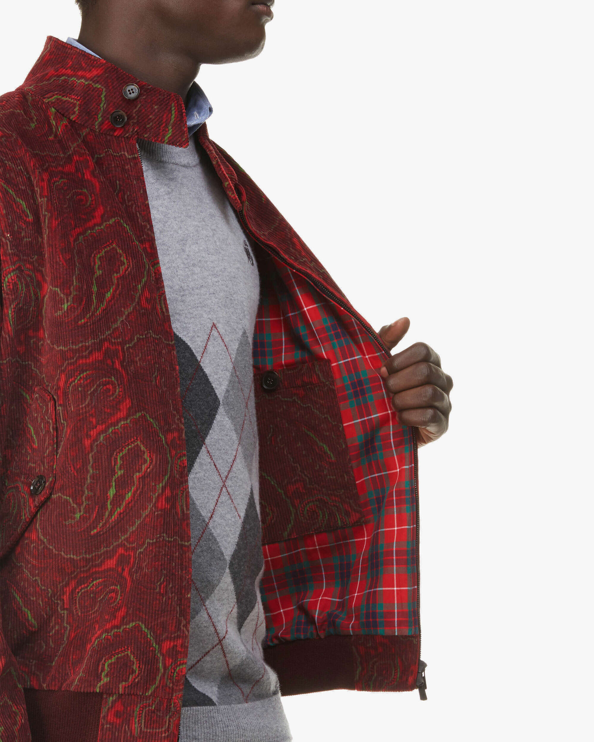 Baracuta x Needles G9 Printed Corduroy Men's Jacket