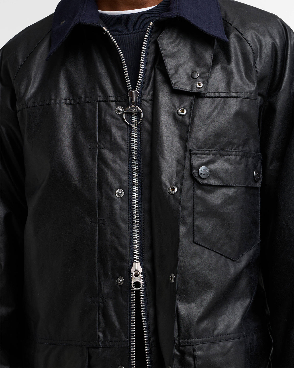 Jackets Coats Barbour x A.P.C Beaufort Relaxed Men's Rain Jacket - MWX2618NY91