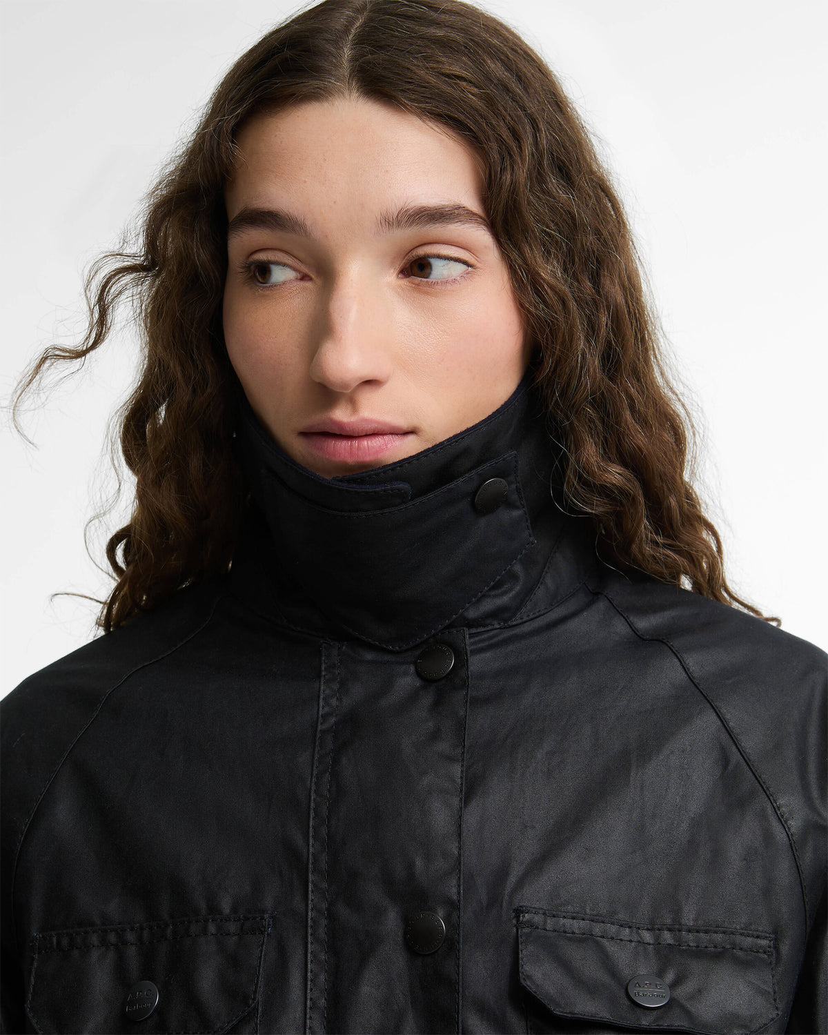 Jackets Coats Barbour x A.P.C Spey Women's Rain Jacket - LWX1598NY91