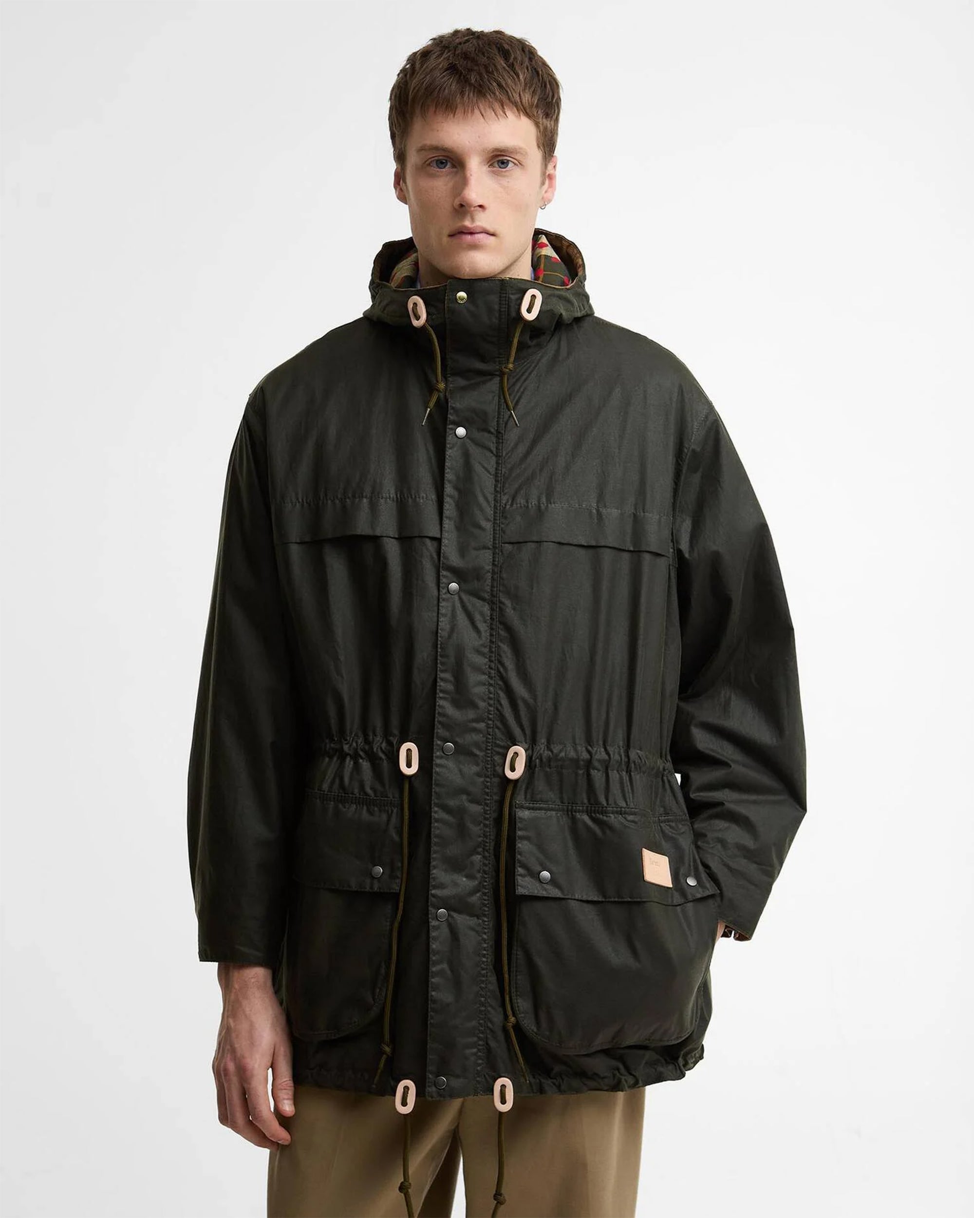 Barbour x Paul Smith Durham Wax Relaxed Men's Rain Jacket