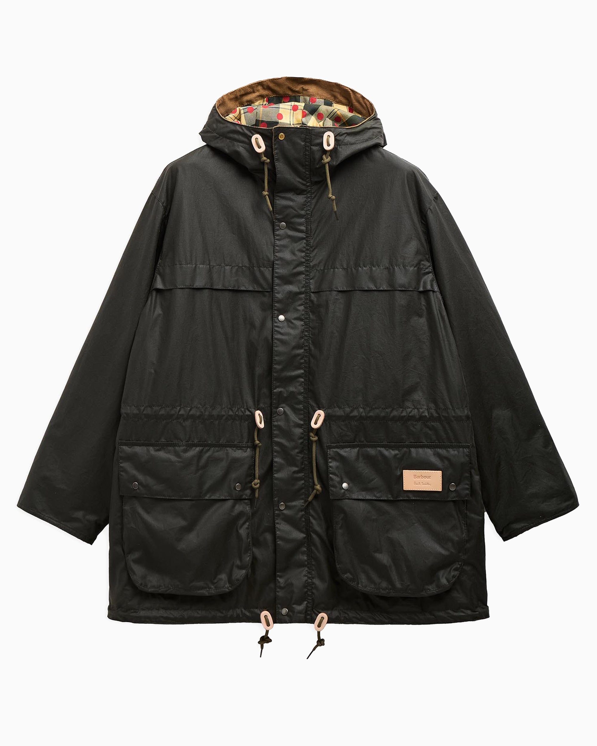 Jackets Coats Barbour x Paul Smith Durham Wax Relaxed Men's Rain Jacket - MWX2561OL51