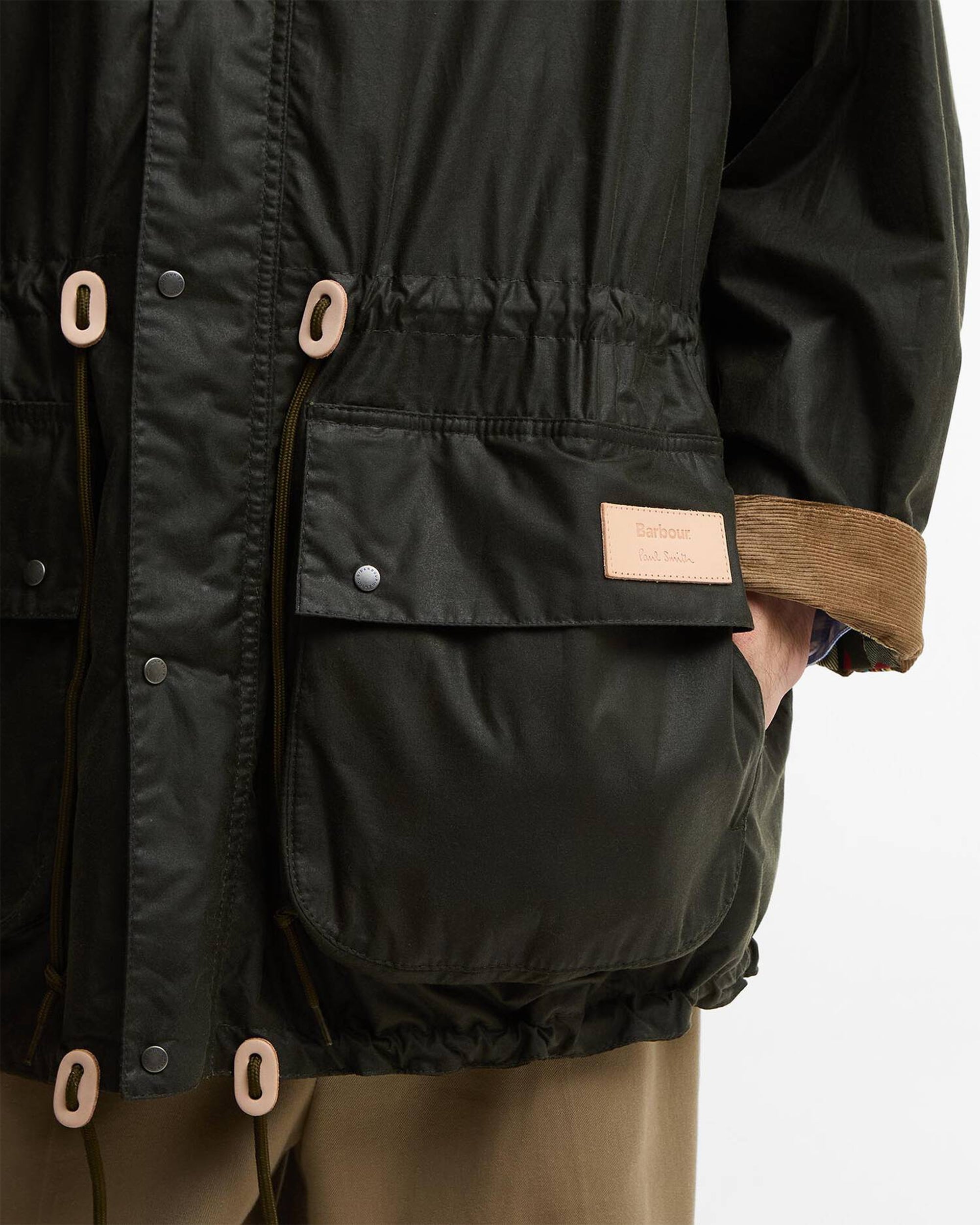 Barbour x Paul Smith Durham Wax Relaxed Men's Rain Jacket
