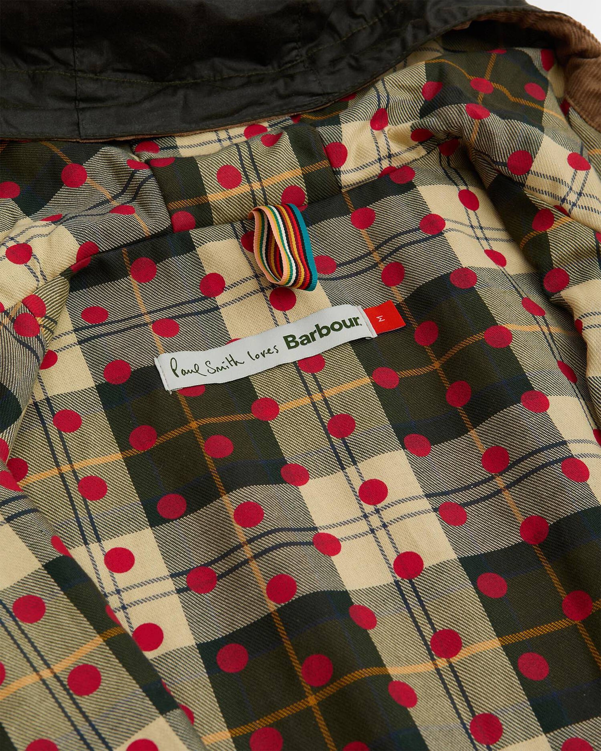 Barbour x Paul Smith Durham Wax Relaxed Men's Rain Jacket